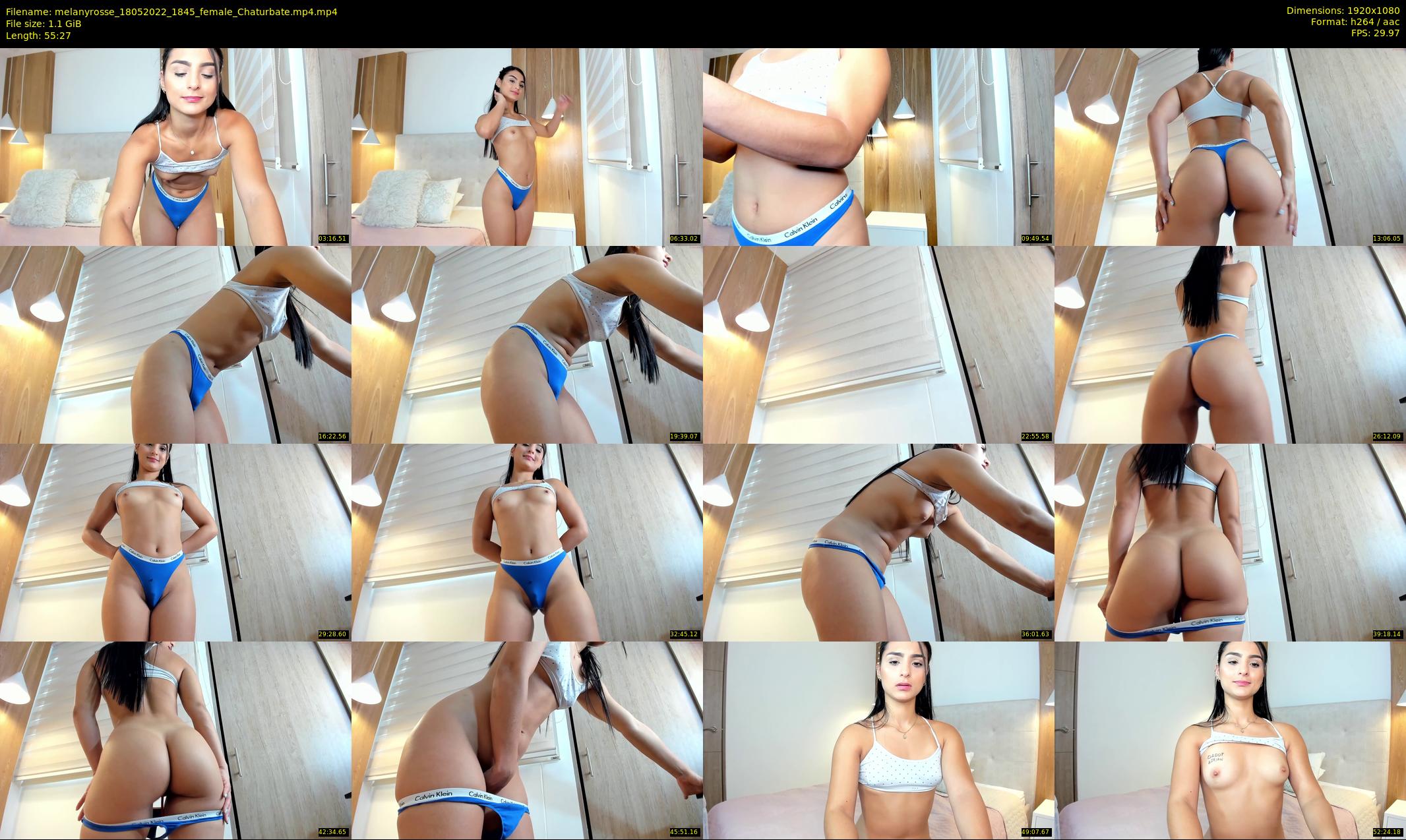 melanyrosse — 56 minute Chaturbate female cam show recording, 1080p, May 18, 2022