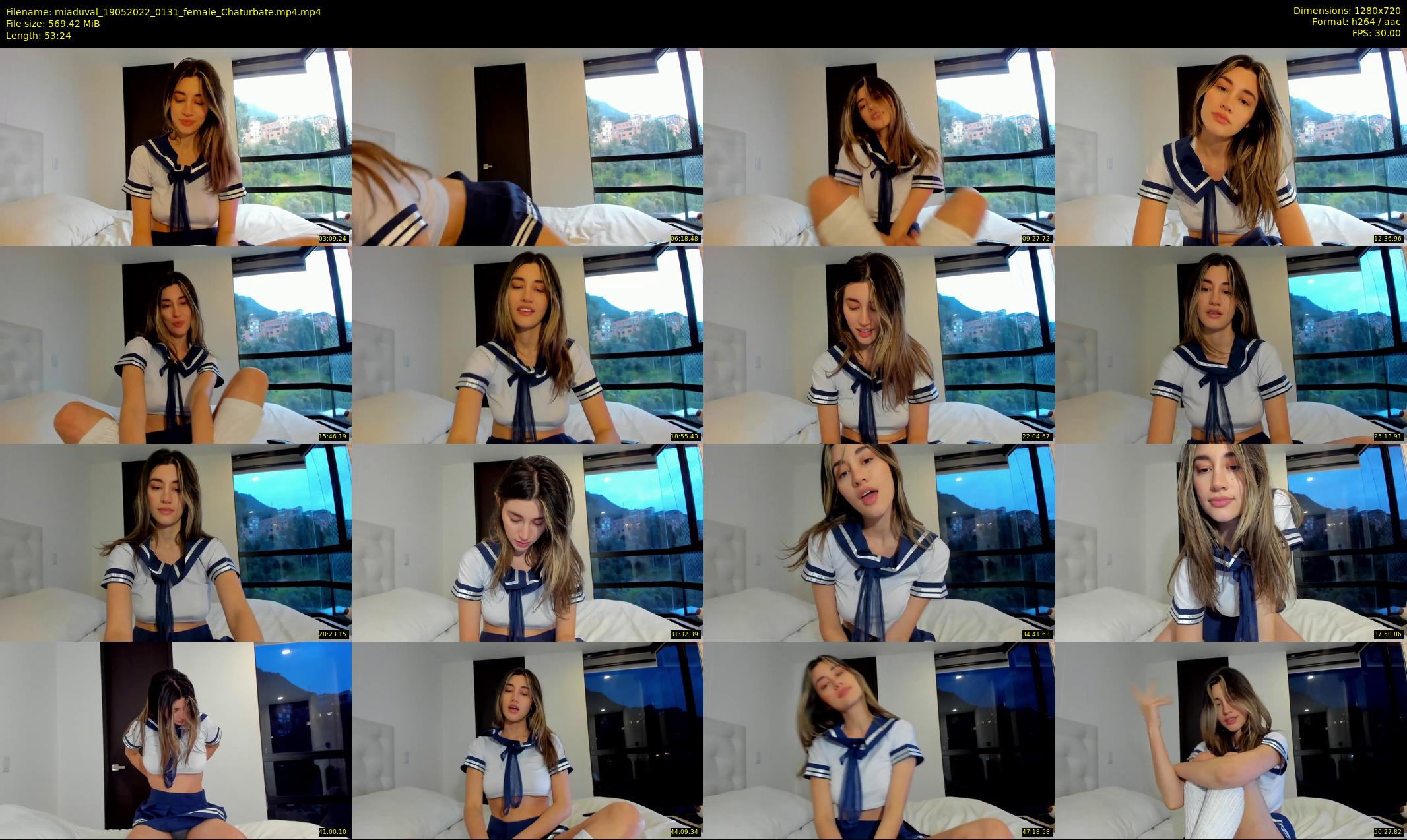 miaduval — 54 minute Chaturbate female cam show recording, 720p, May 19, 2022