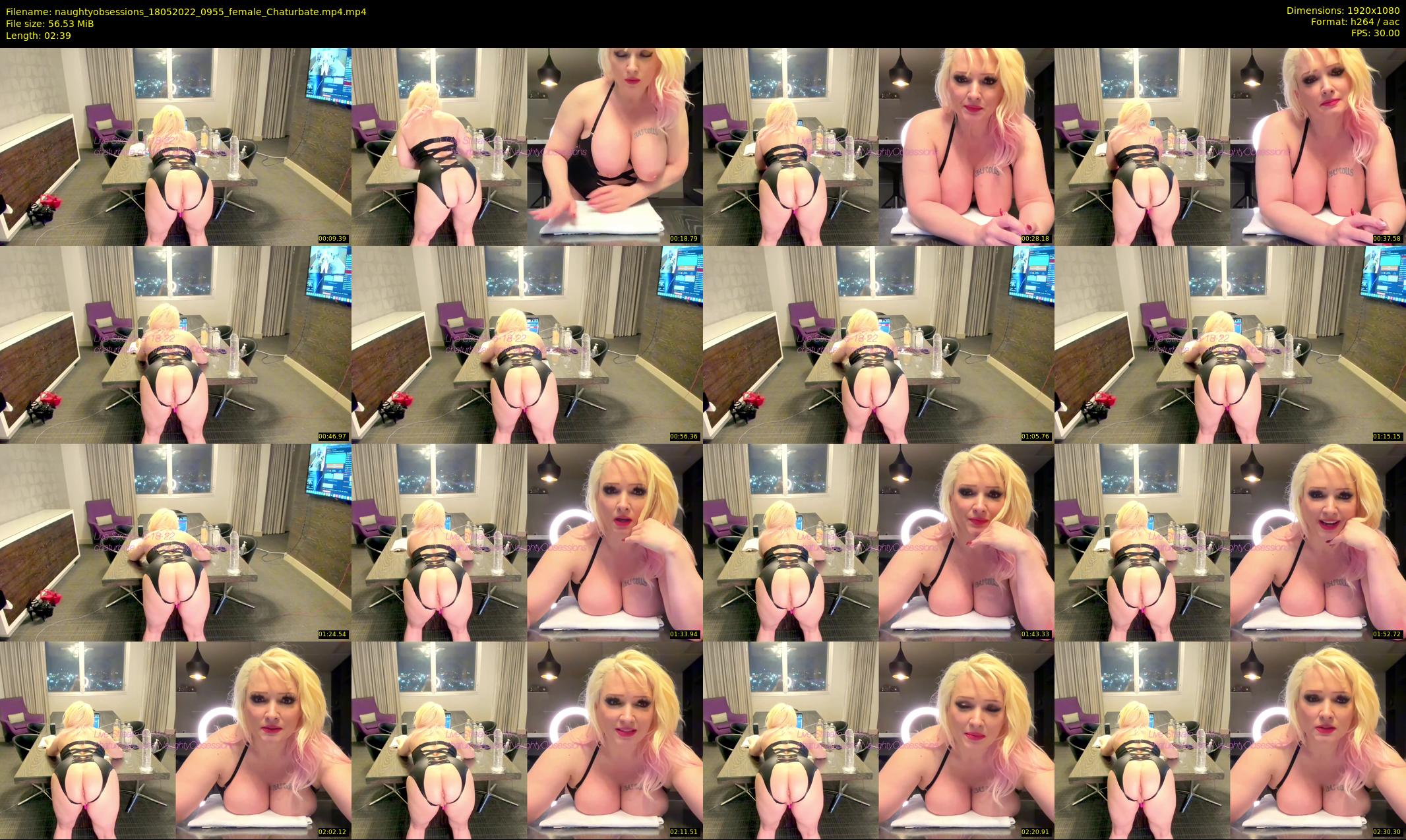 naughtyobsessions — 3 minute Chaturbate female cam show recording, 1080p, May 18, 2022