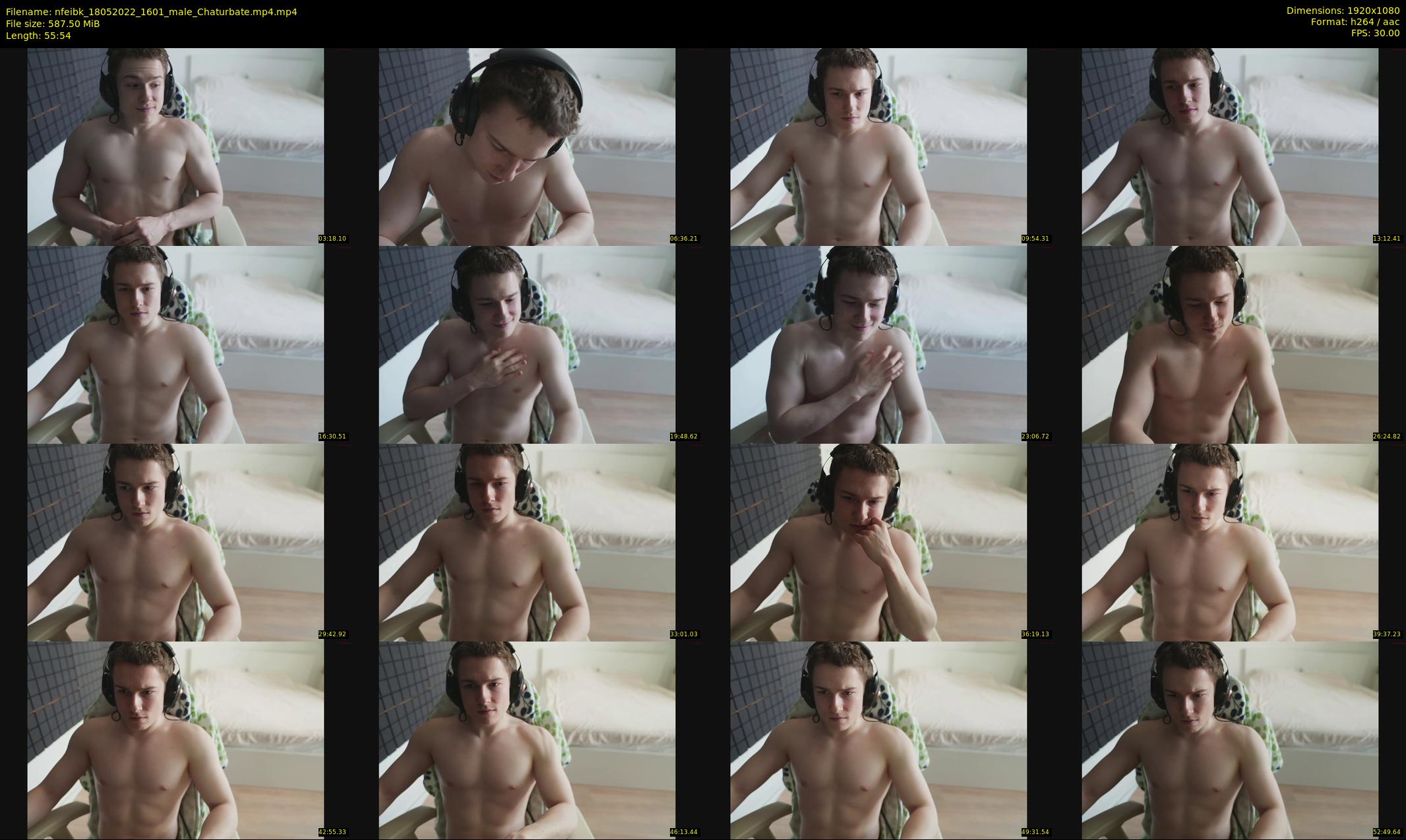 nfeibk — 56 minute Chaturbate male cam show recording, 1080p, May 18, 2022