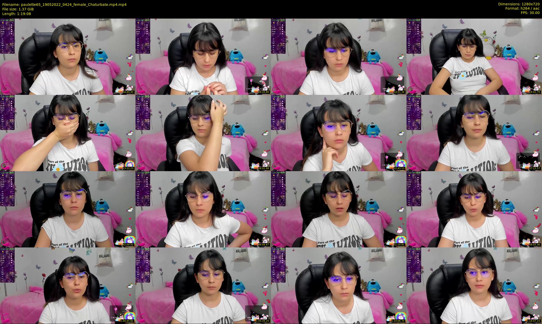 paulette65 — 80 minute Chaturbate female cam show recording, 720p, May 19, 2022