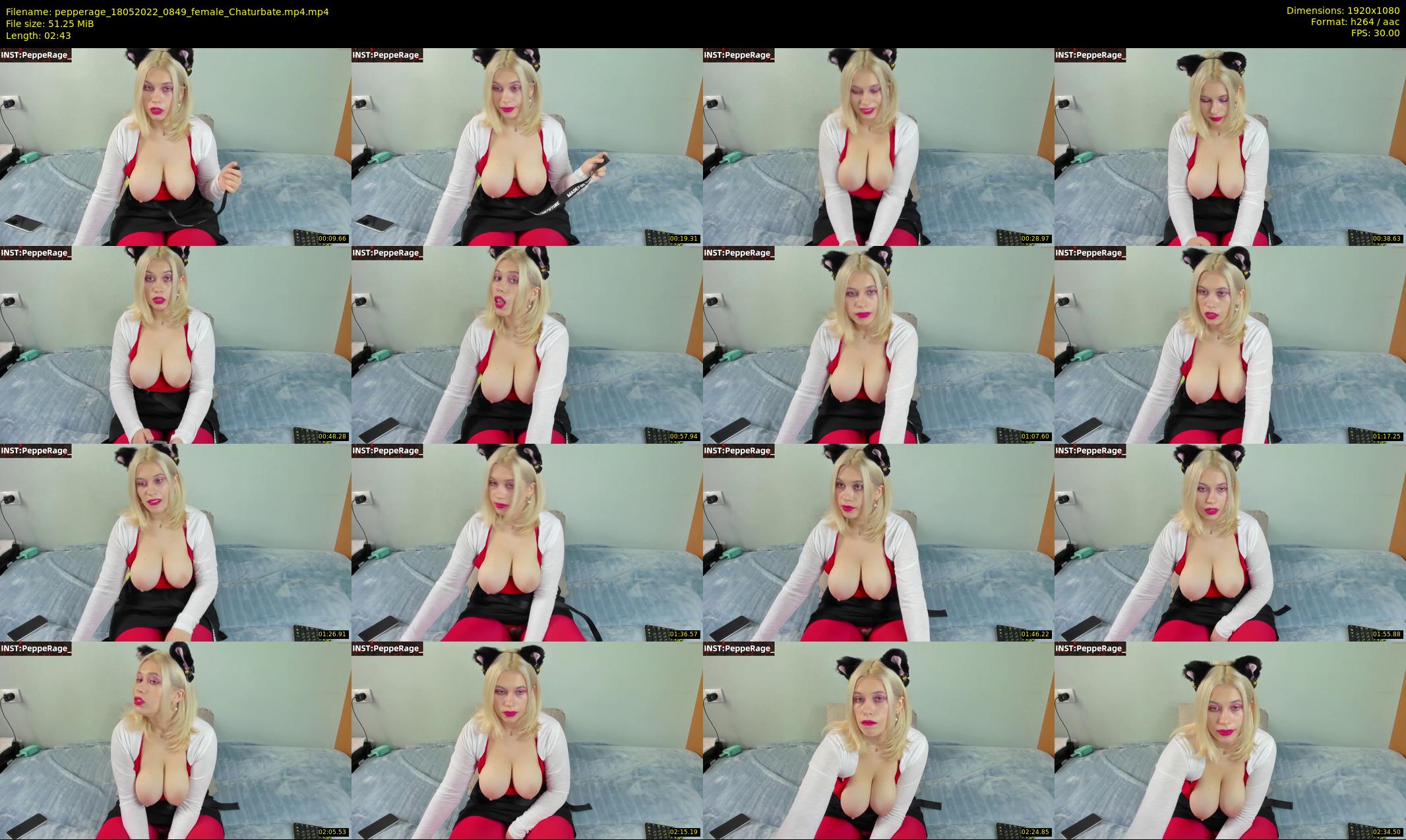 pepperage — 3 minute Chaturbate female cam show recording, 1080p, May 18, 2022