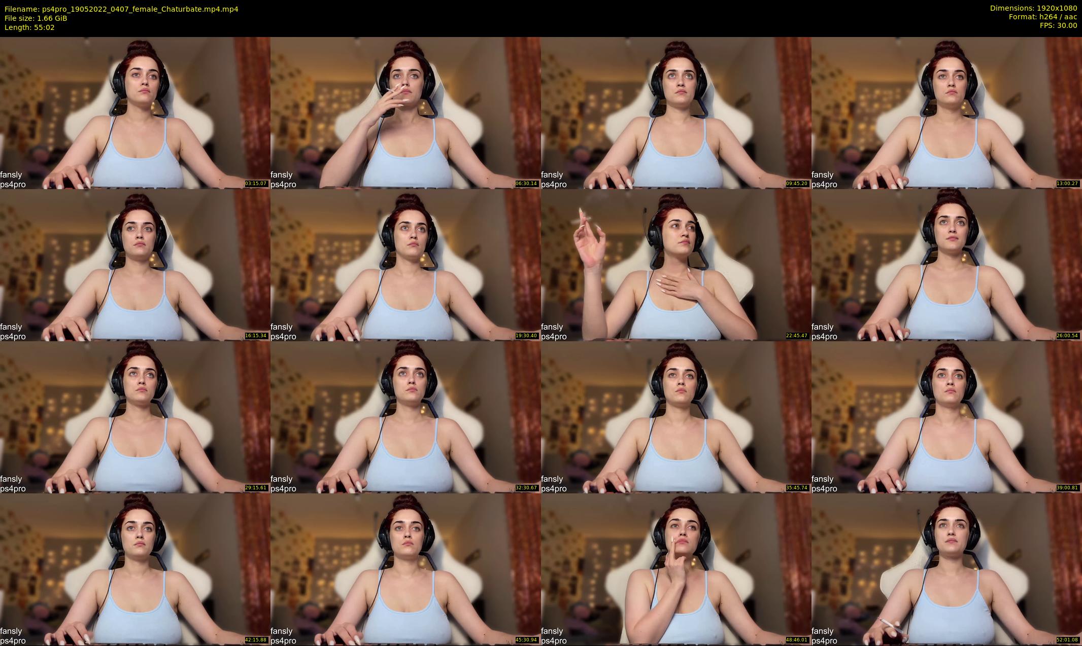 ps4pro — 56 minute Chaturbate female cam show recording, 1080p, May 19, 2022