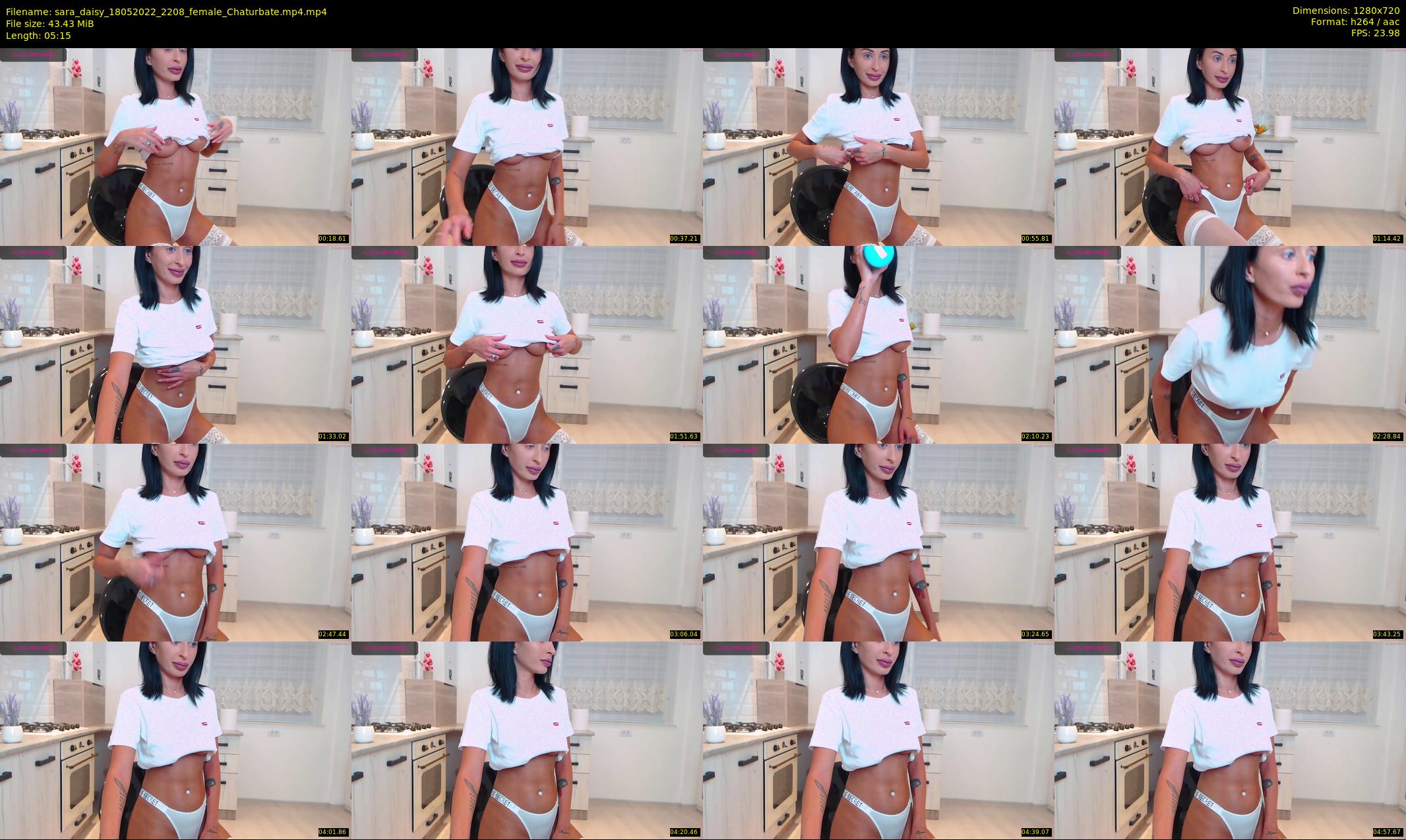 sara_daisy — 6 minute Chaturbate female cam show recording, 720p, May 18, 2022