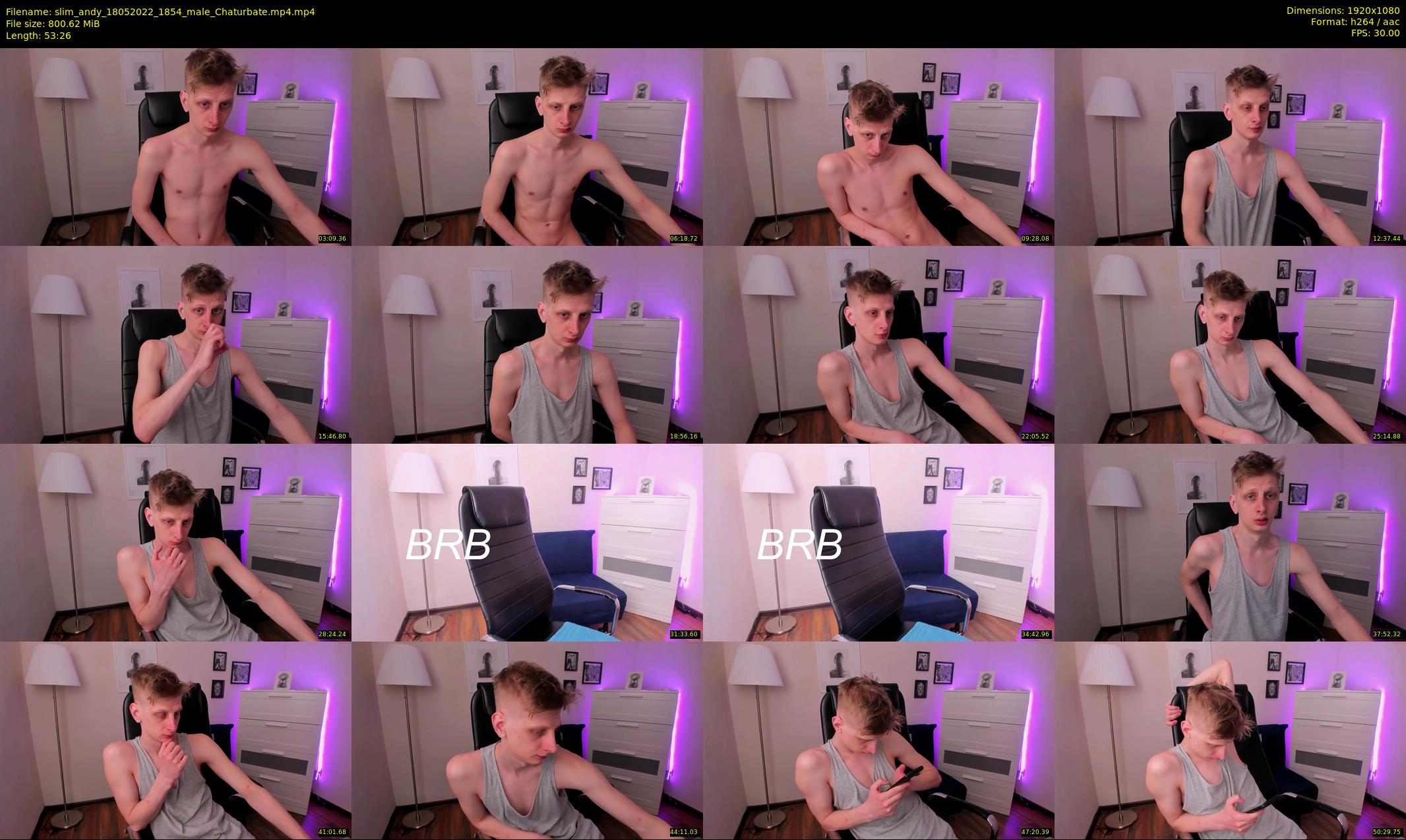 slim_andy — 54 minute Chaturbate male cam show recording, 1080p, May 18, 2022