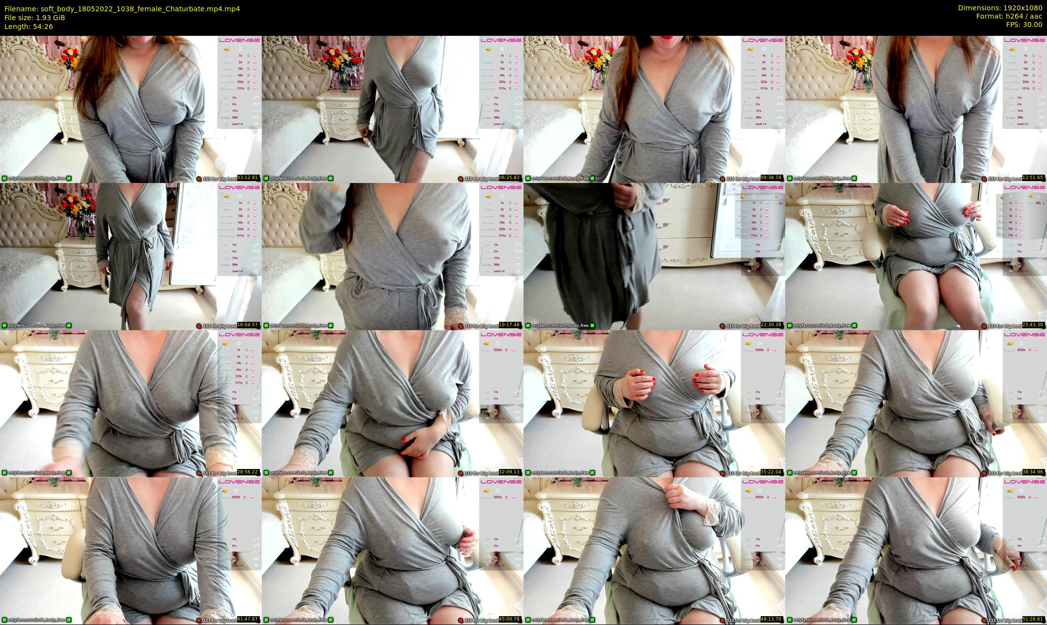 soft_body — 55 minute Chaturbate female cam show recording, 1080p, May 18, 2022