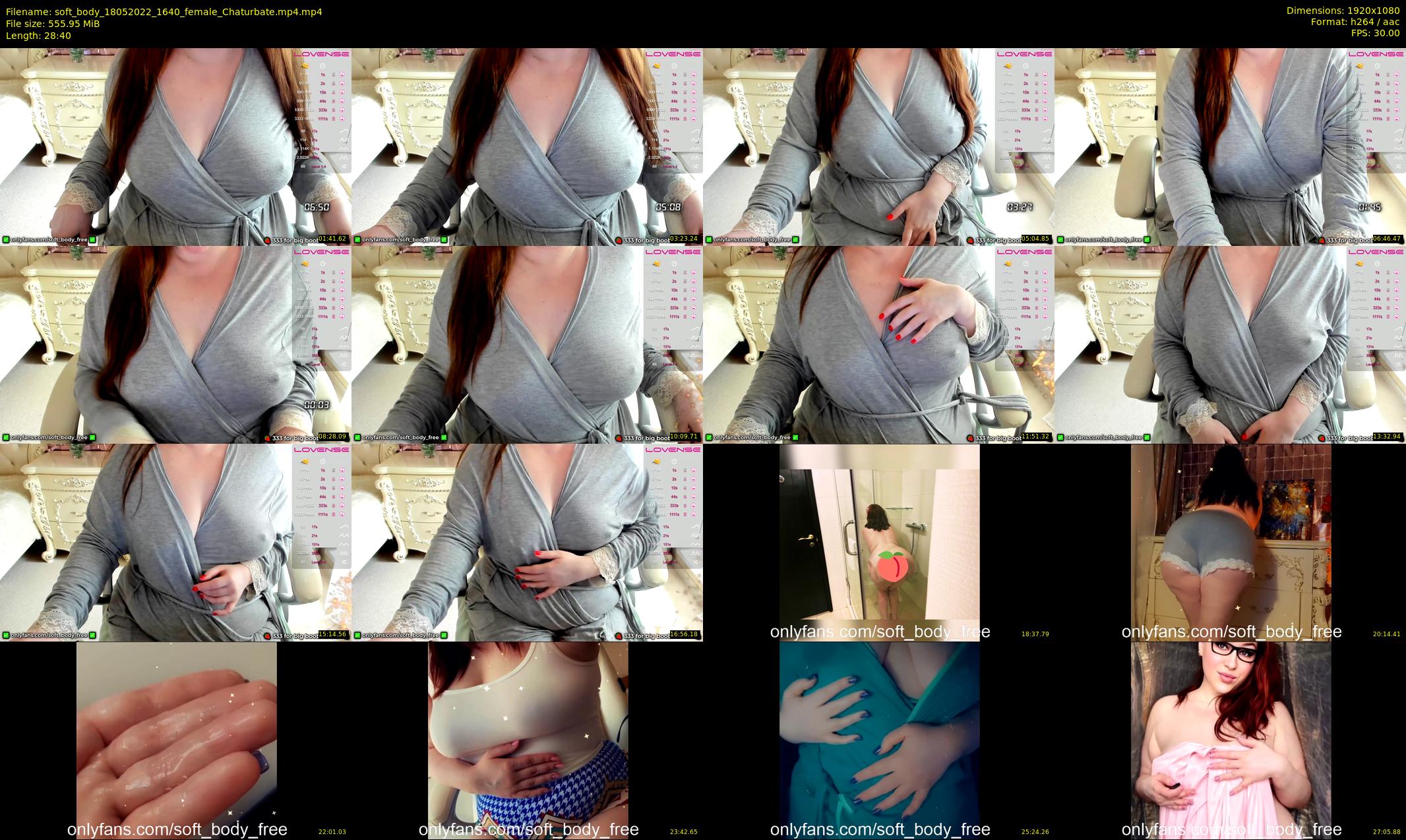 soft_body — 29 minute Chaturbate female cam show recording, 1080p, May 18, 2022