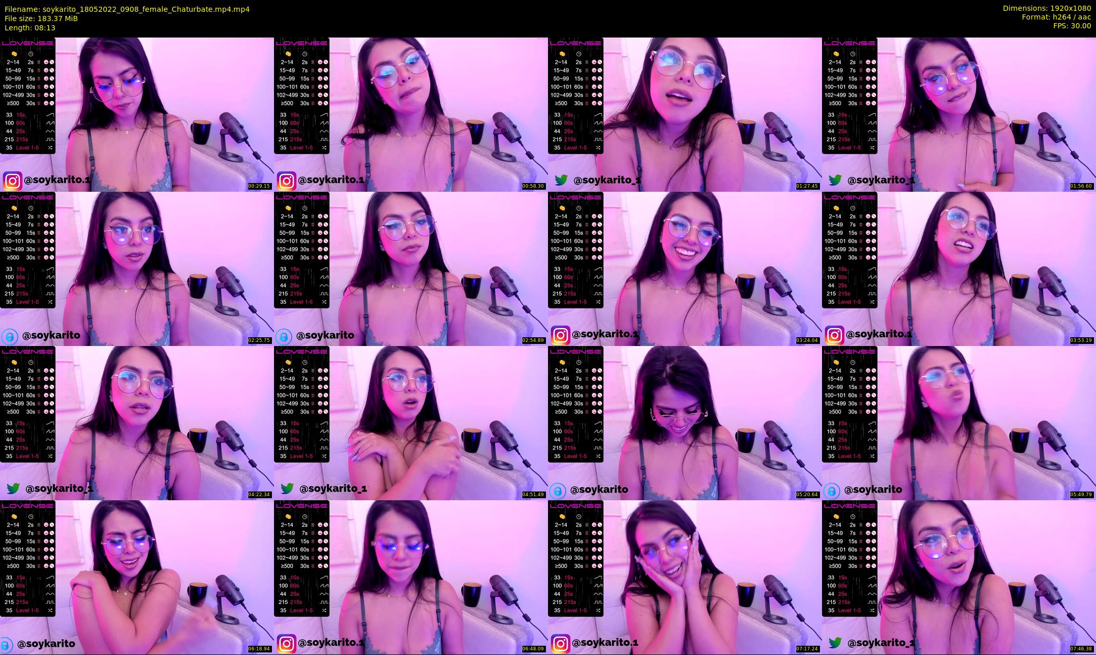 soykarito — 9 minute Chaturbate female cam show recording, 1080p, May 18, 2022