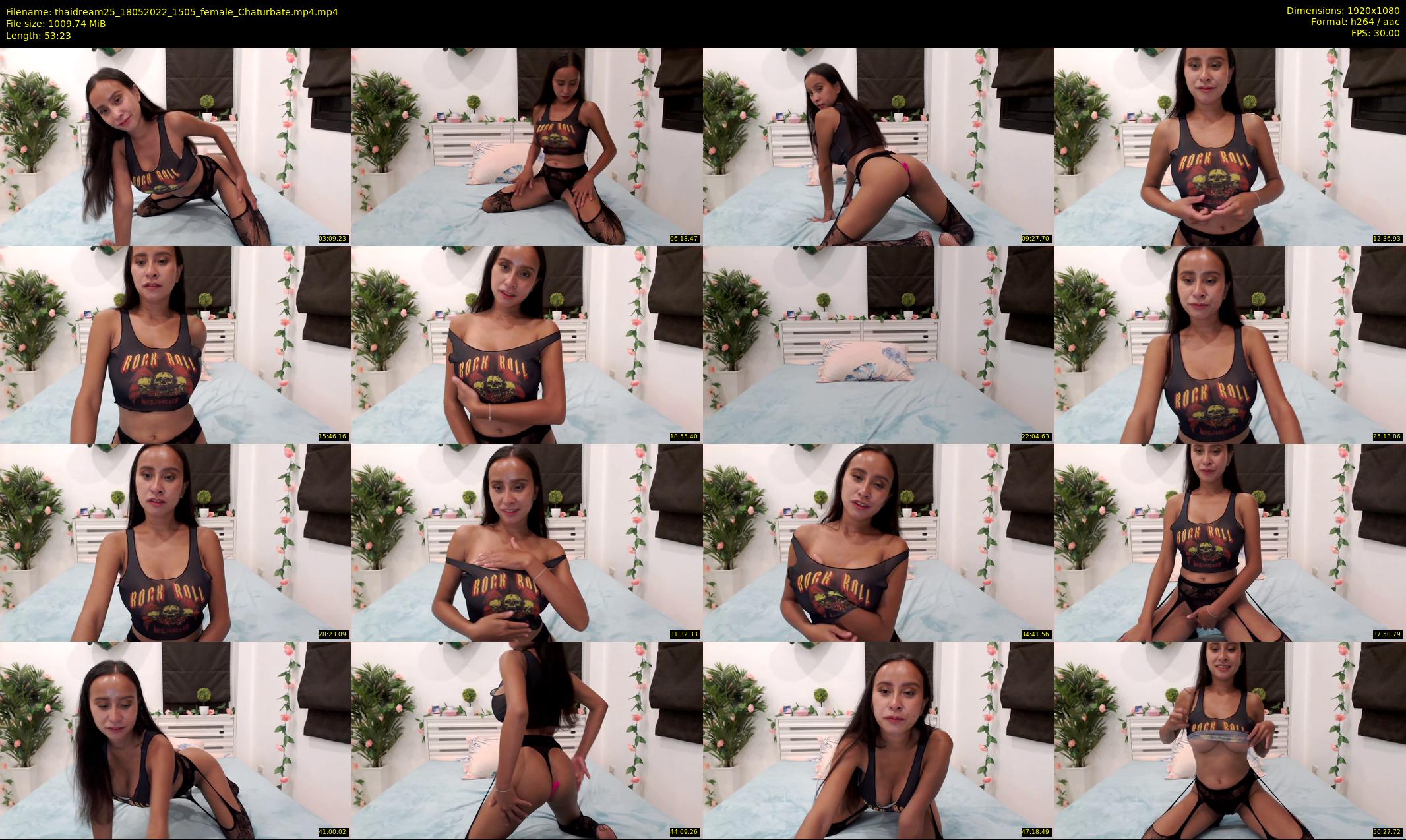 thaidream25 — 54 minute Chaturbate female cam show recording, 1080p, May 18, 2022