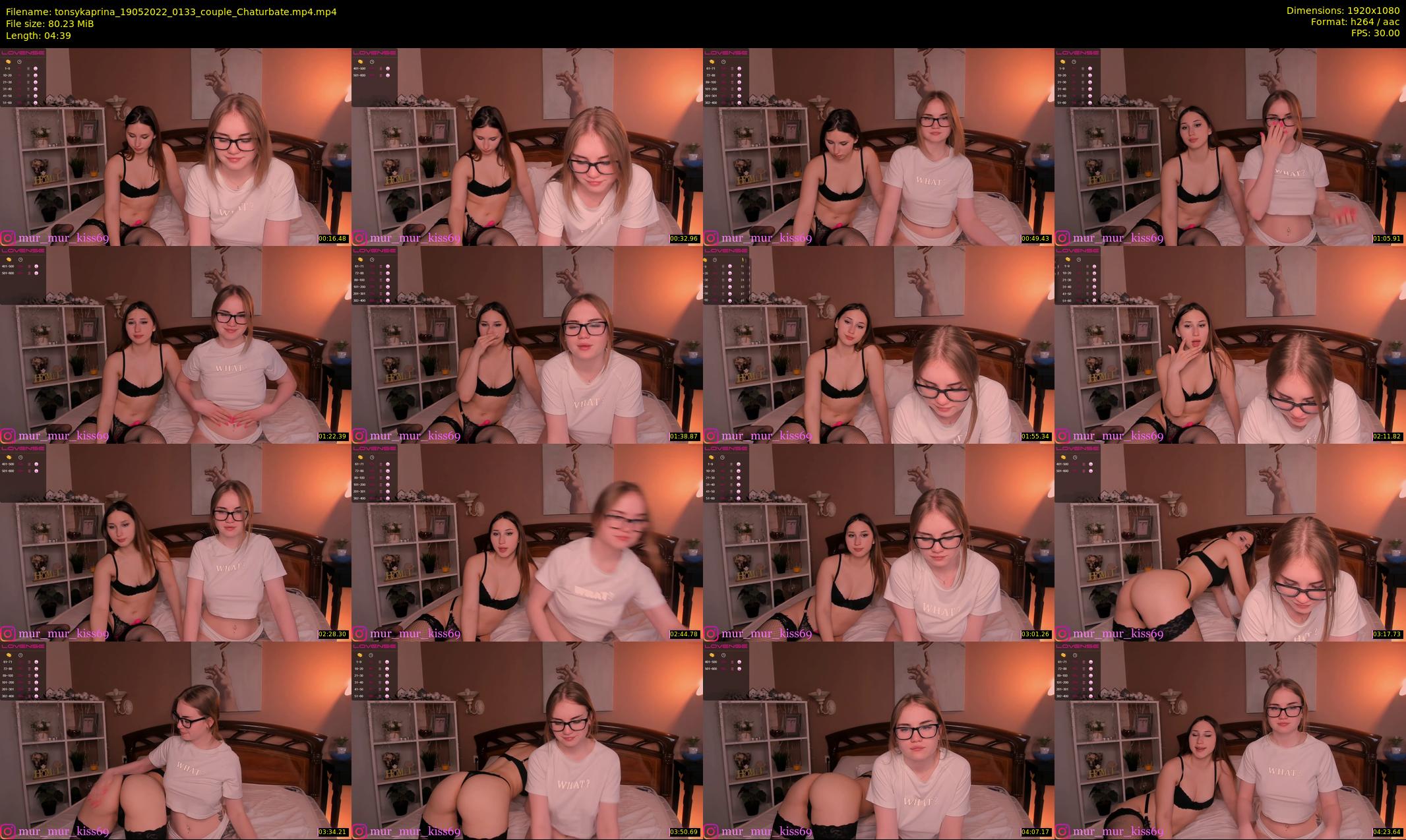 tonsykaprina — 5 minute Chaturbate couple cam show recording, 1080p, May 19, 2022
