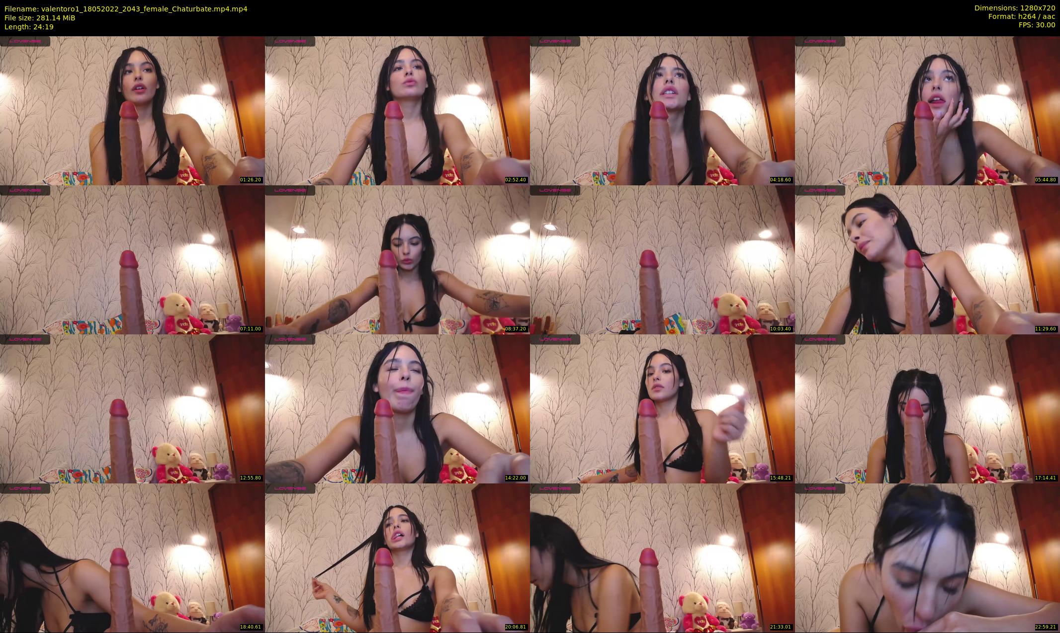 valentoro1 — 25 minute Chaturbate female cam show recording, 720p, May 18, 2022