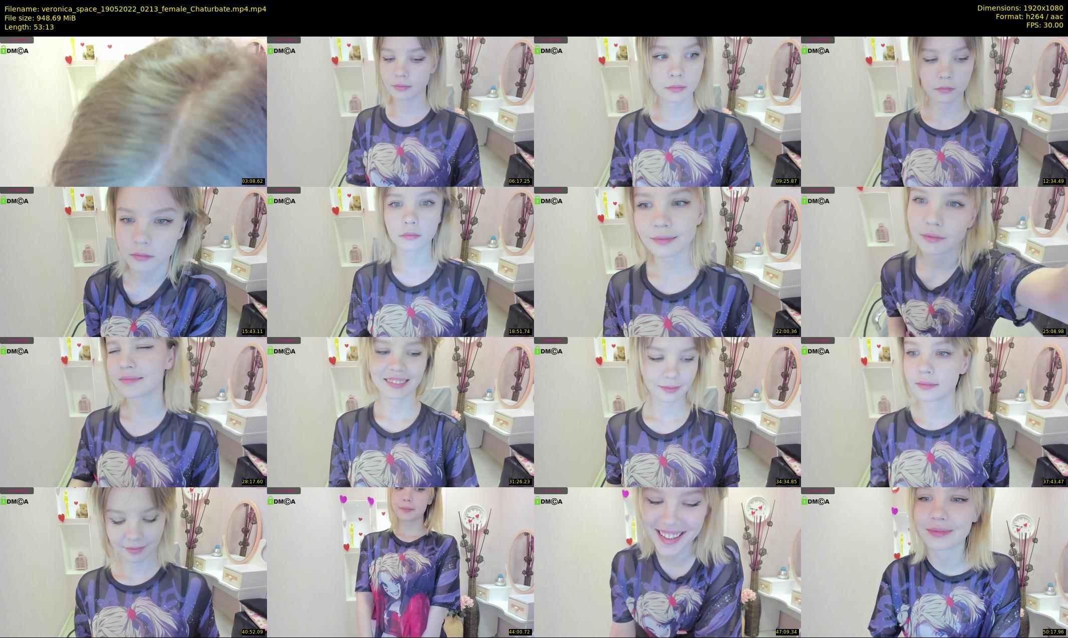 veronica_space — 54 minute Chaturbate female cam show recording, 1080p, May 19, 2022