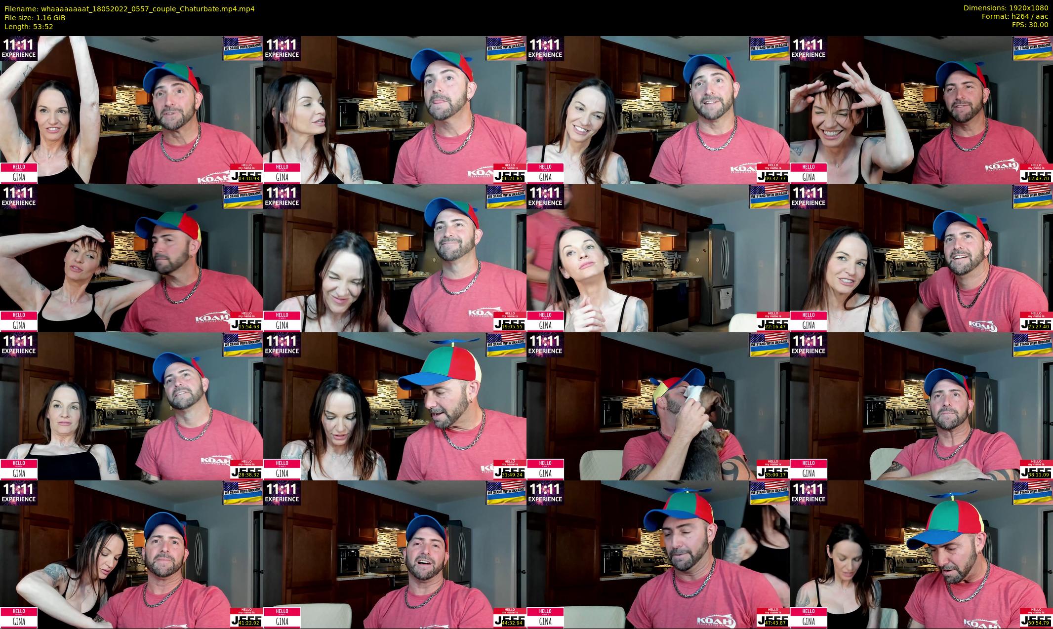 whaaaaaaaat — 54 minute Chaturbate couple cam show recording, 1080p, May 18, 2022
