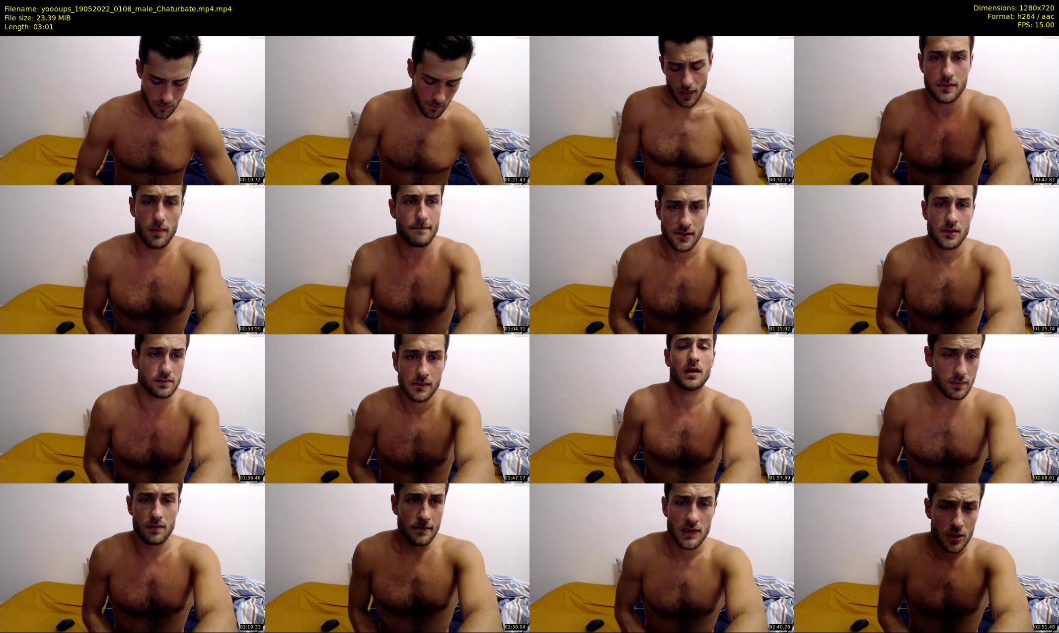 yoooups — 4 minute Chaturbate male cam show recording, 720p, May 19, 2022