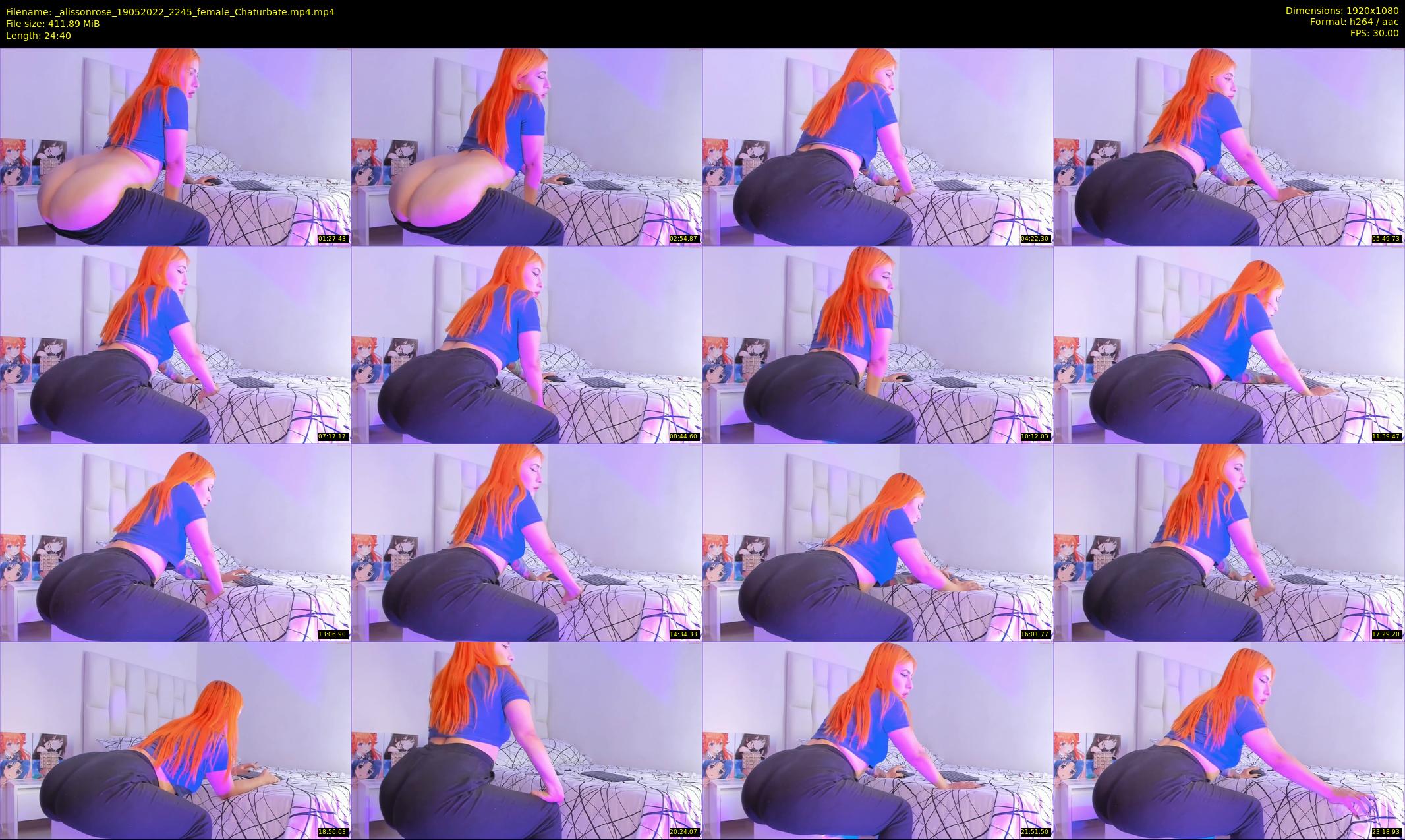 _alissonrose — 25 minute Chaturbate female cam show recording, 1080p, May 19, 2022