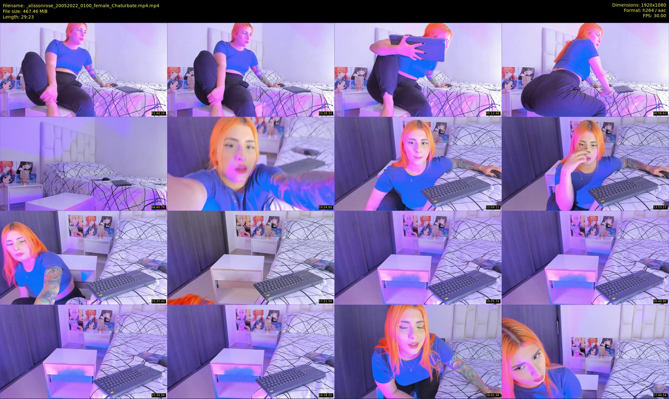 _alissonrose — 30 minute Chaturbate female cam show recording, 1080p, May 20, 2022