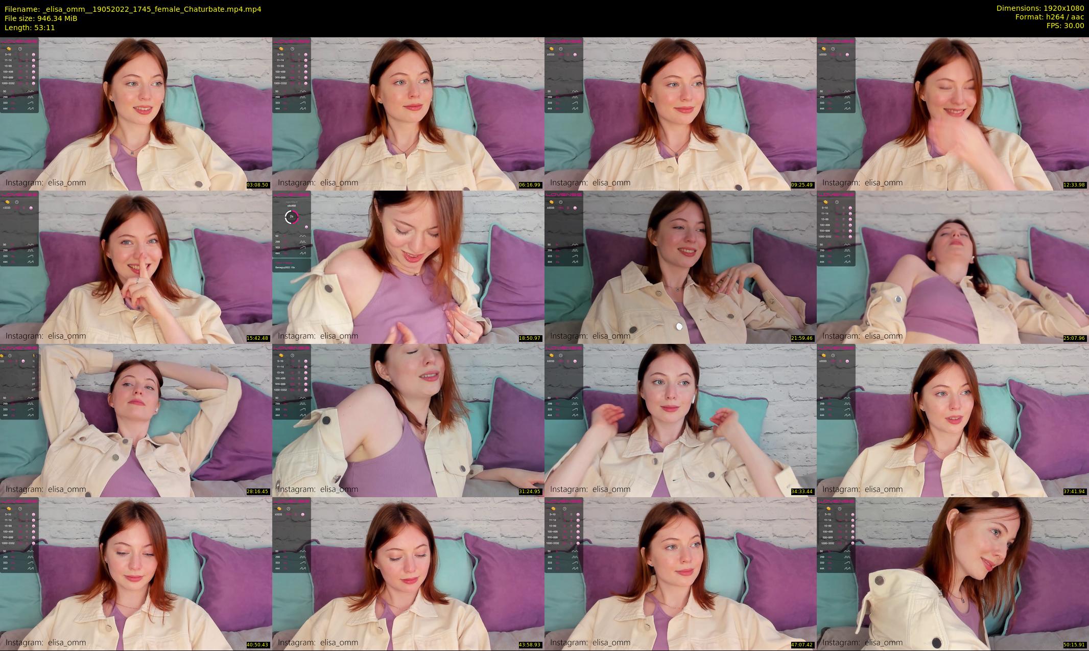 _elisa_omm_ — 54 minute Chaturbate female cam show recording, 1080p, May 19, 2022