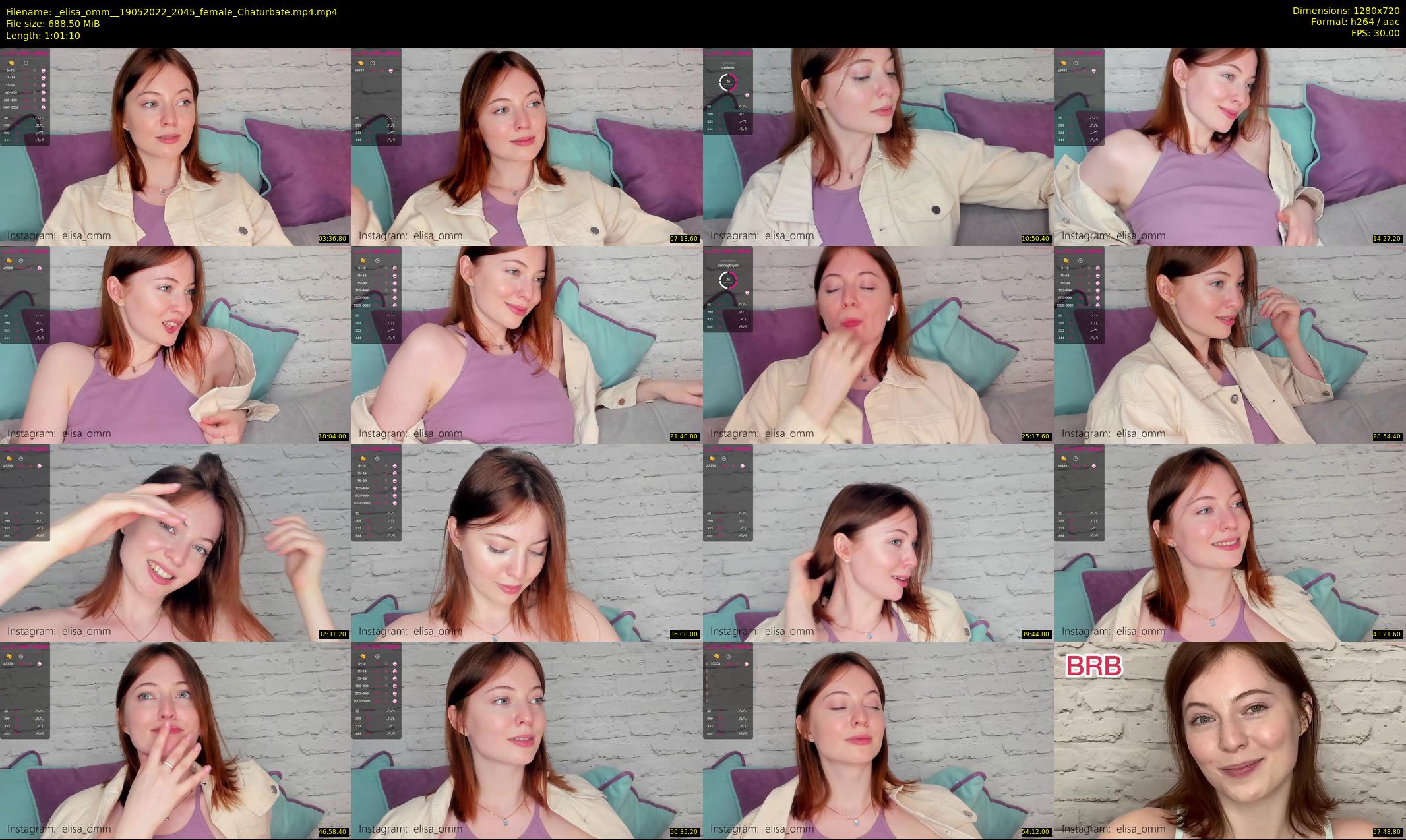 _elisa_omm_ — 62 minute Chaturbate female cam show recording, 720p, May 19, 2022