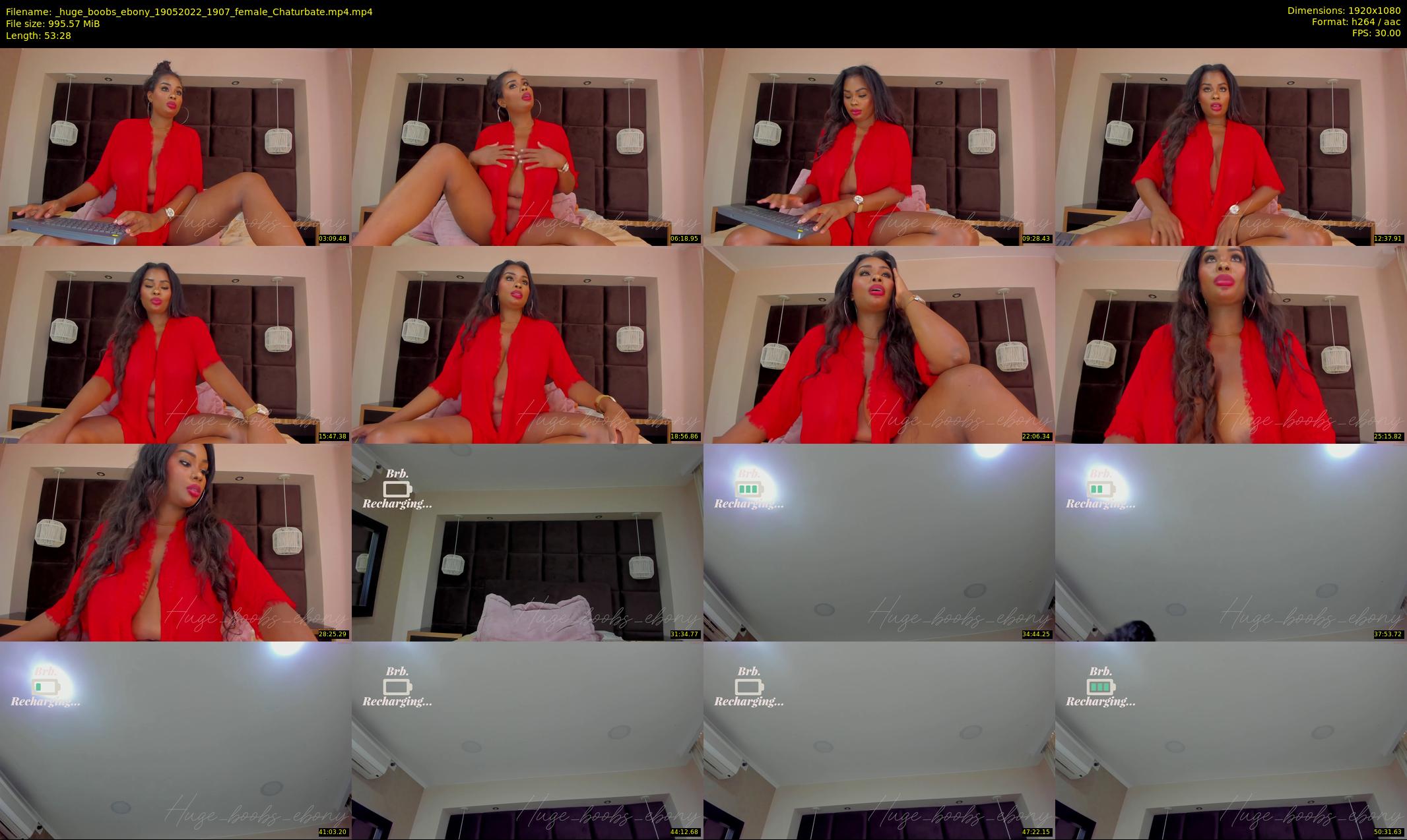 _huge_boobs_ebony — 54 minute Chaturbate female cam show recording, 1080p, May 19, 2022