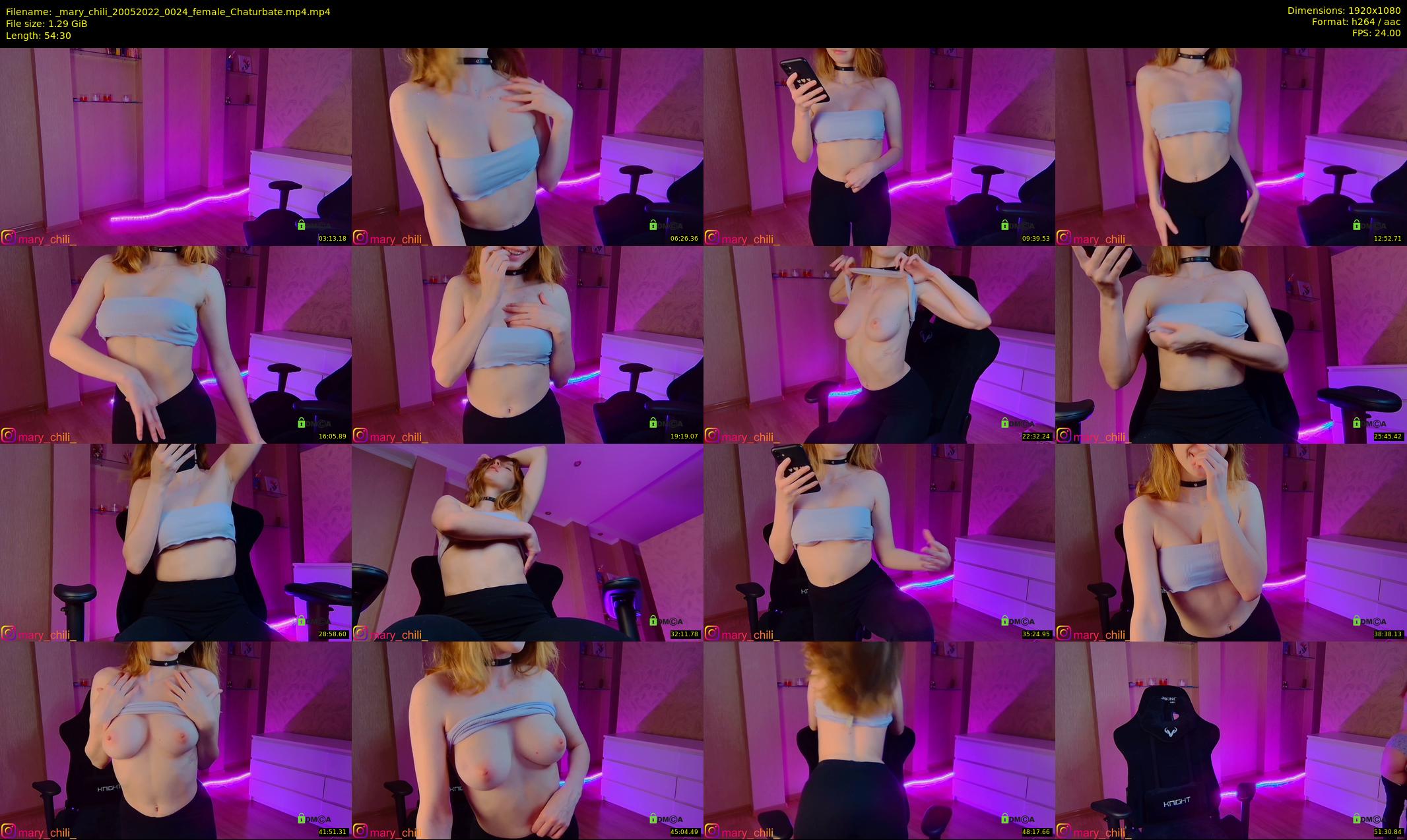 _mary_chili — 55 minute Chaturbate female cam show recording, 1080p, May 20, 2022