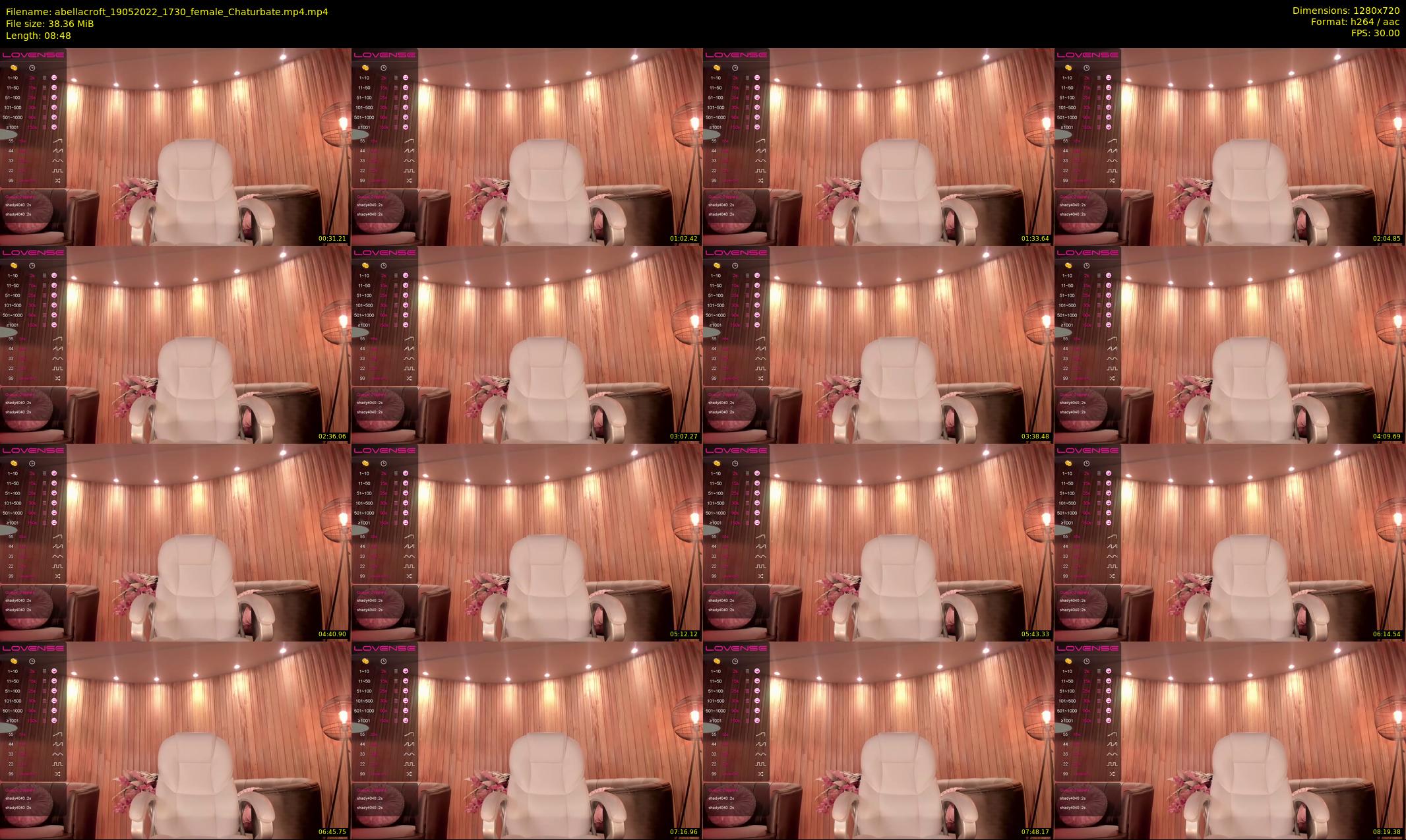 abellacroft — 9 minute Chaturbate female cam show recording, 720p, May 19, 2022