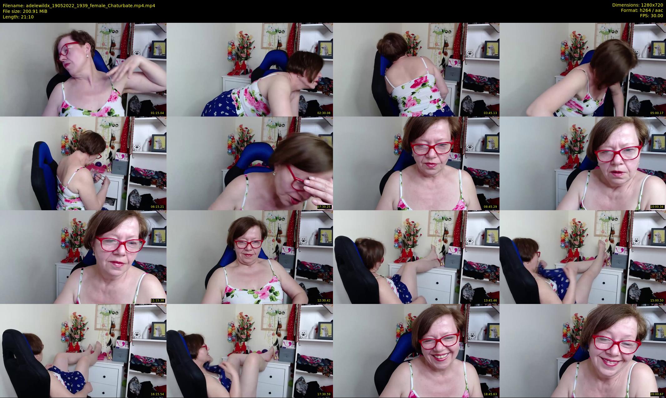adelewildx — 22 minute Chaturbate female cam show recording, 720p, May 19, 2022