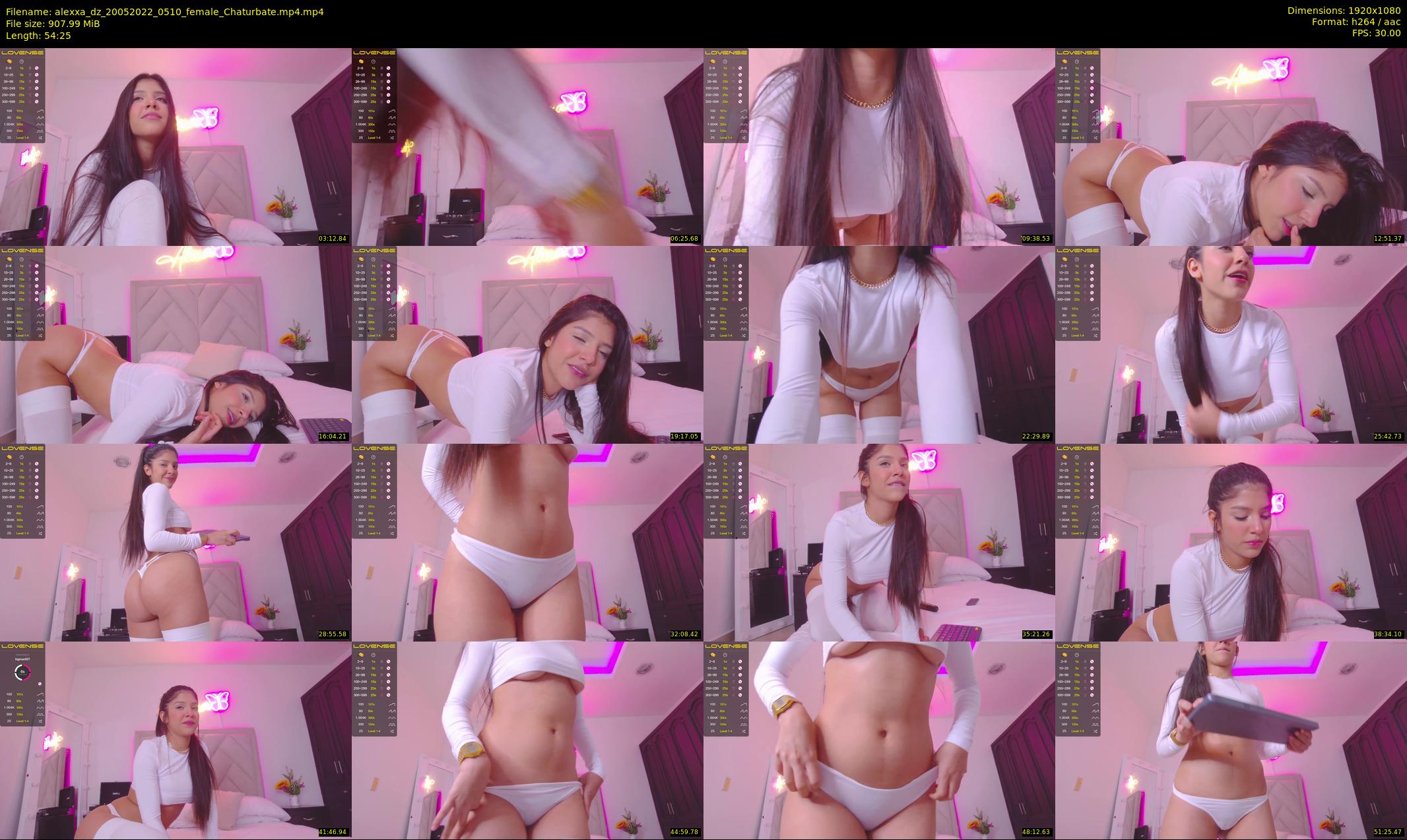 alexxa_dz — 55 minute Chaturbate female cam show recording, 1080p, May 20, 2022