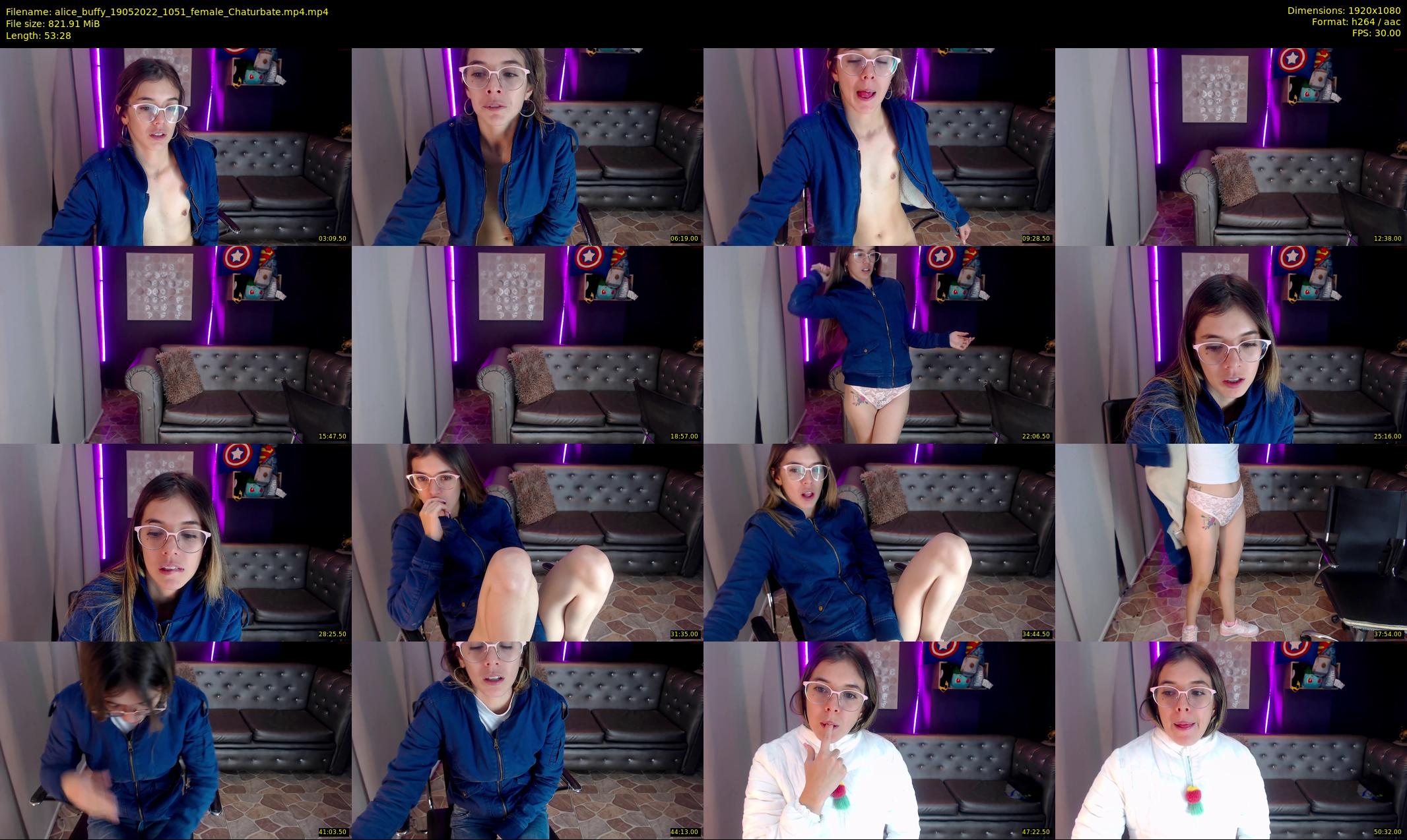alice_buffy — 54 minute Chaturbate female cam show recording, 1080p, May 19, 2022