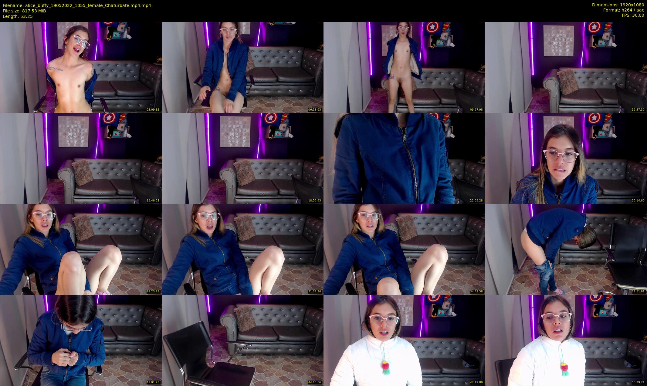 alice_buffy — 54 minute Chaturbate female cam show recording, 1080p, May 19, 2022