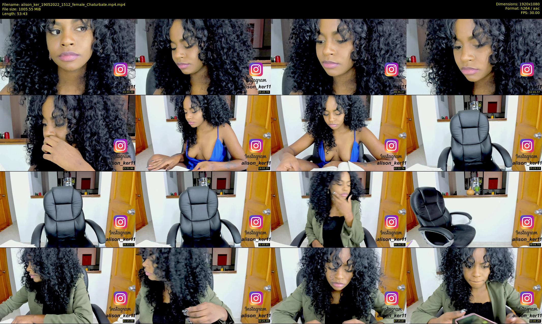 alison_ker — 54 minute Chaturbate female cam show recording, 1080p, May 19, 2022