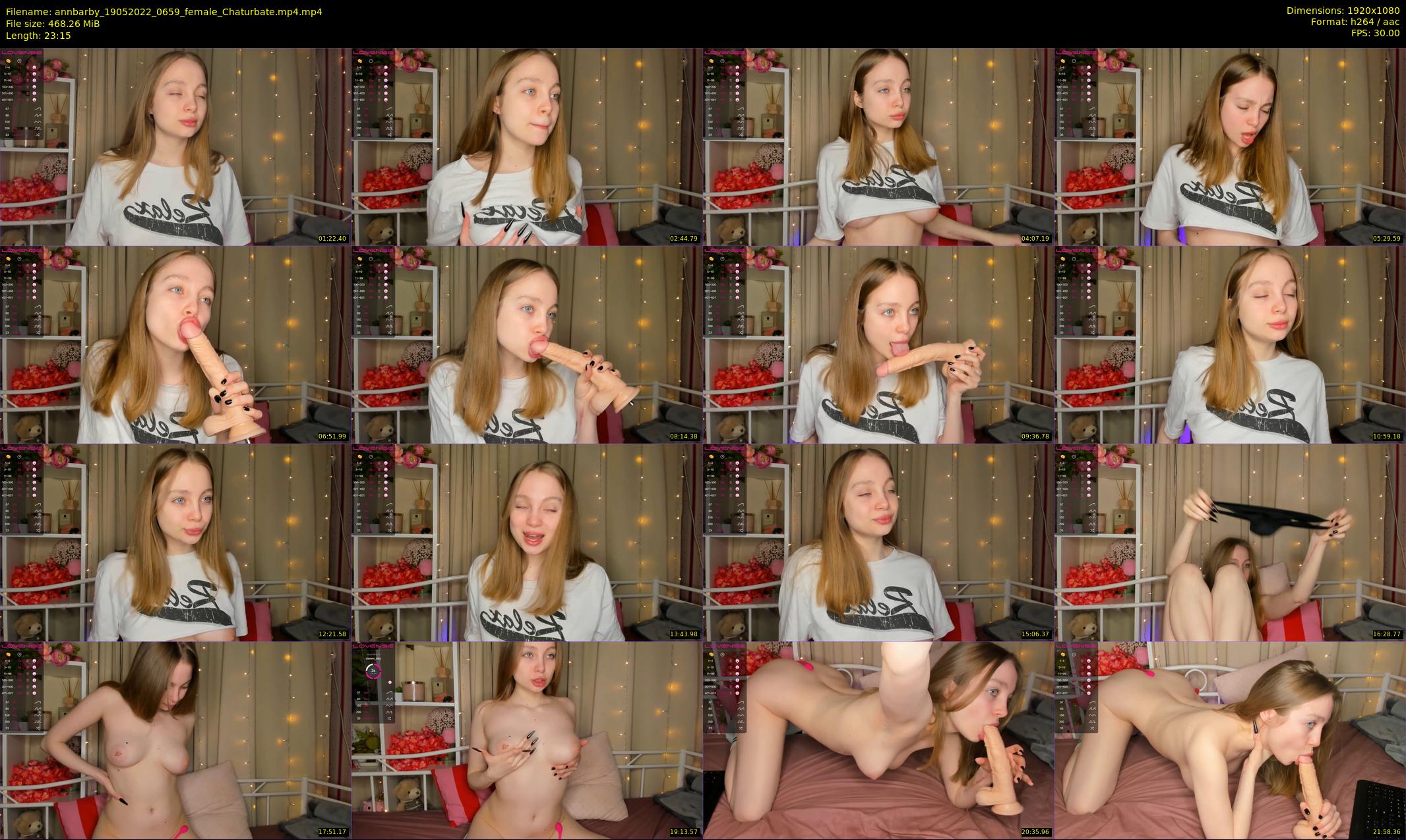 annbarby — 24 minute Chaturbate female cam show recording, 1080p, May 19, 2022