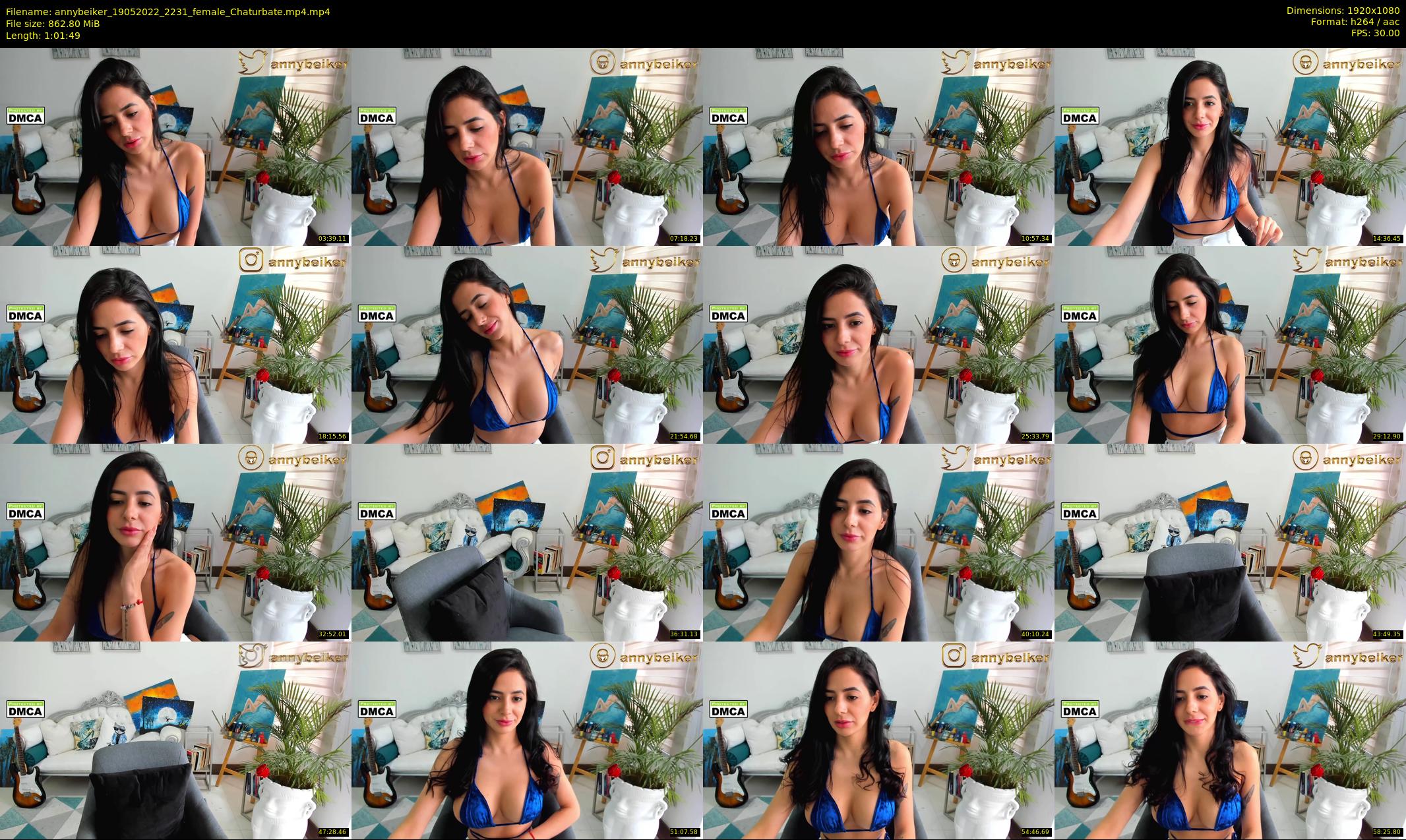 annybeiker — 62 minute Chaturbate female cam show recording, 1080p, May 19, 2022
