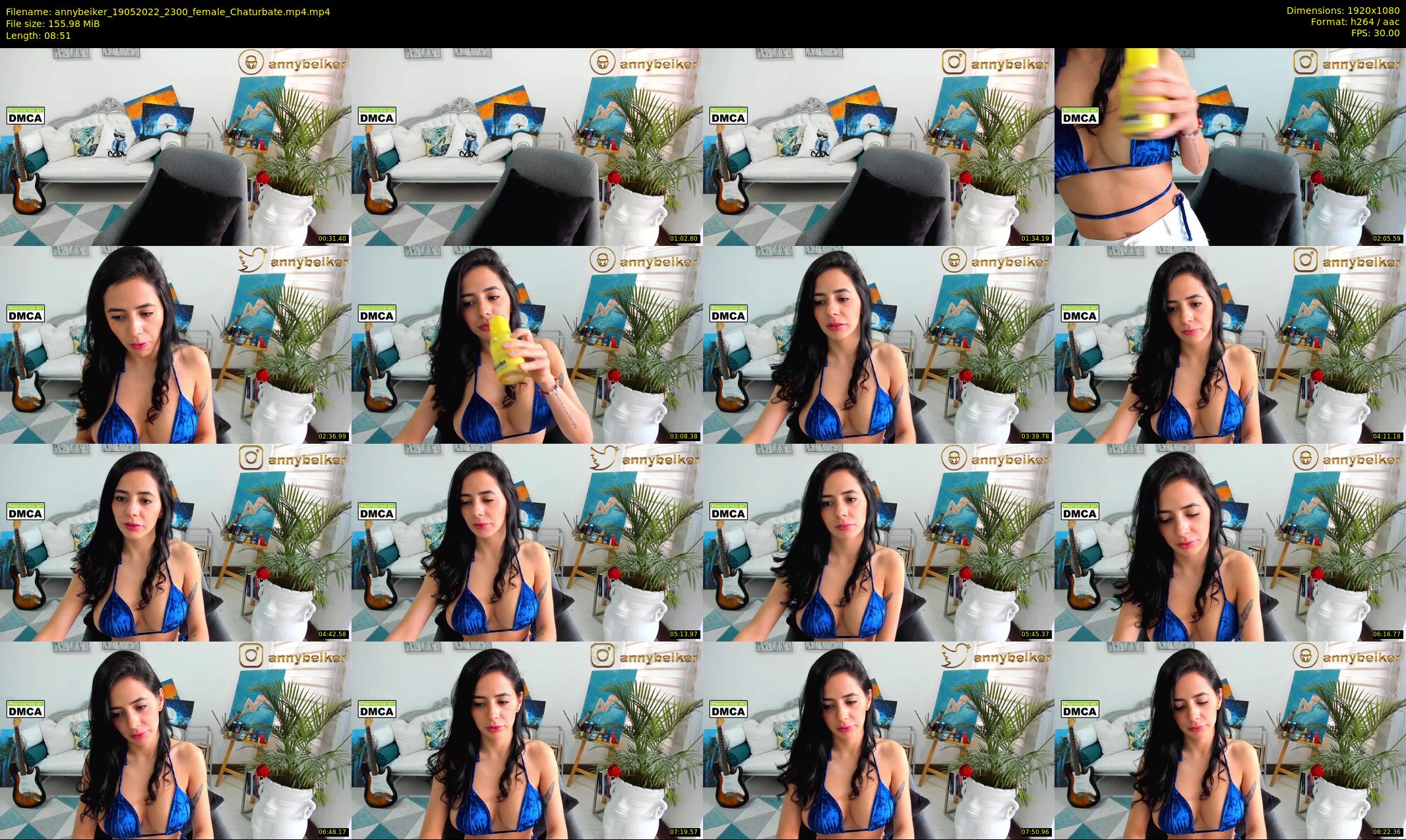 annybeiker — 9 minute Chaturbate female cam show recording, 1080p, May 19, 2022