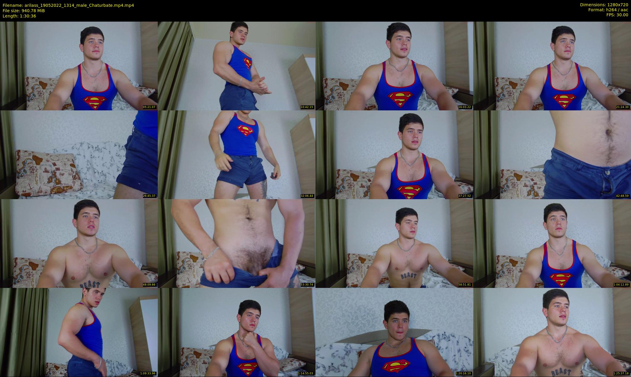arilass — 91 minute Chaturbate male cam show recording, 720p, May 19, 2022