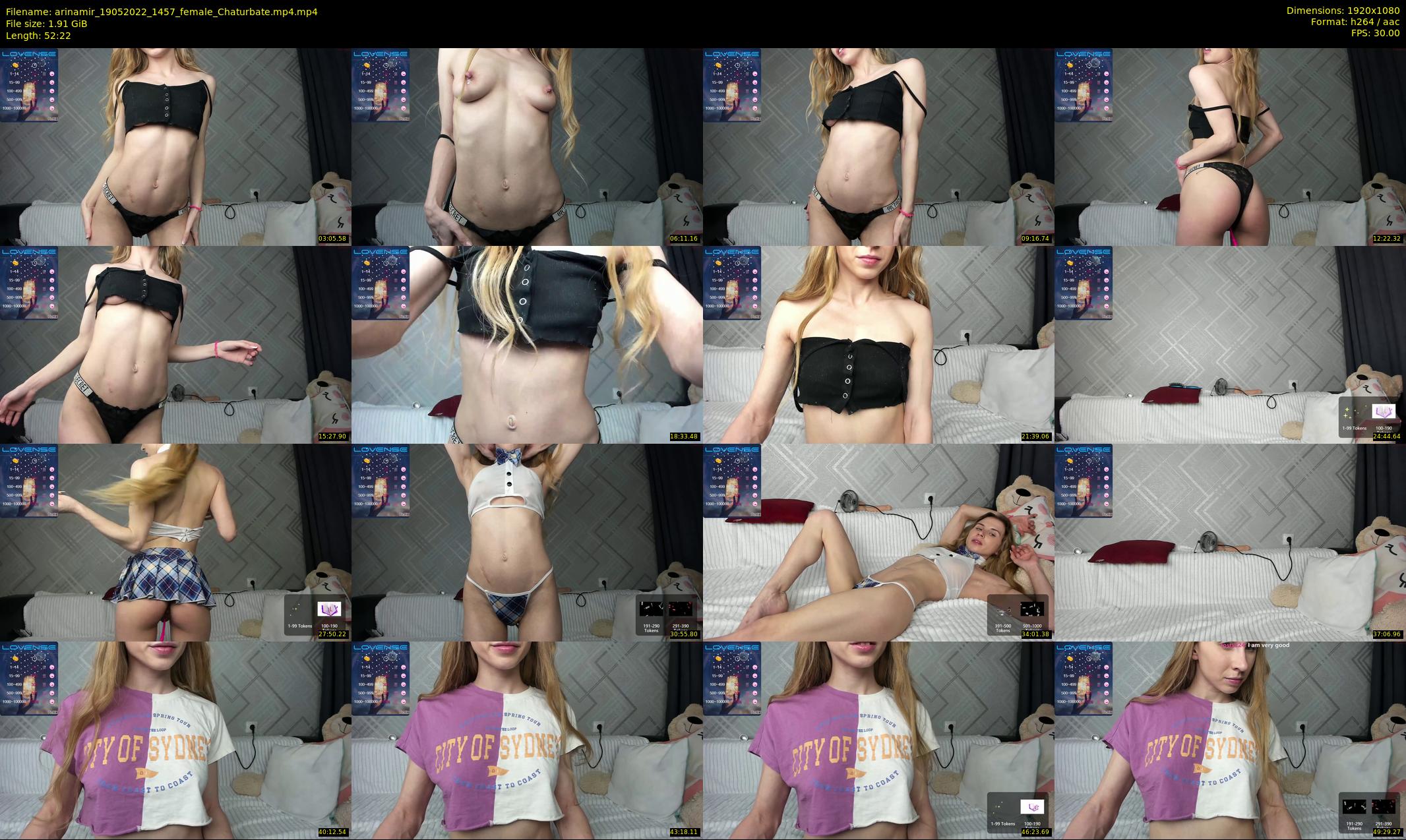 arinamir — 53 minute Chaturbate female cam show recording, 1080p, May 19, 2022