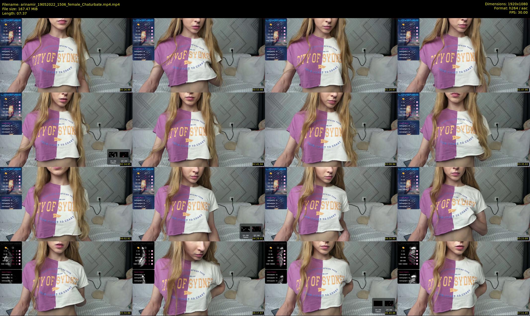 arinamir — 8 minute Chaturbate female cam show recording, 1080p, May 19, 2022