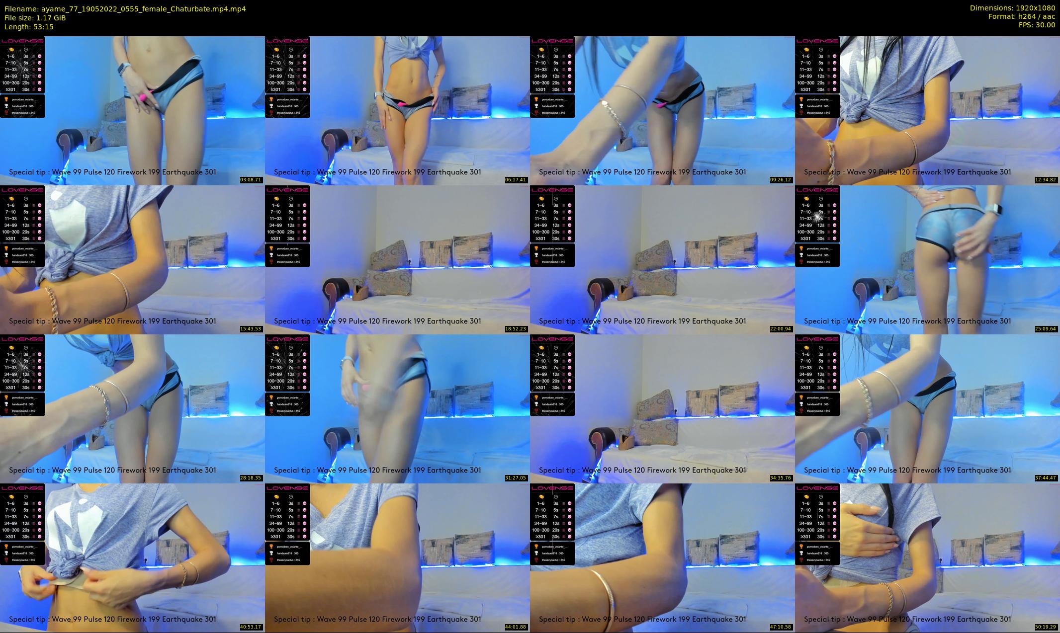ayame_77 — 54 minute Chaturbate female cam show recording, 1080p, May 19, 2022