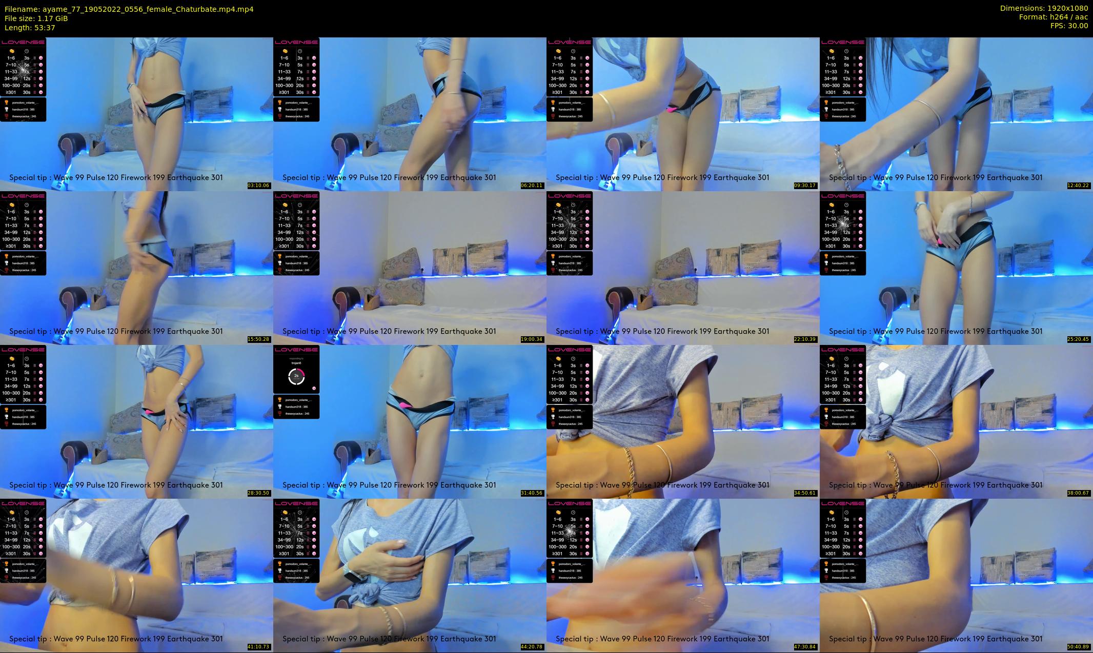ayame_77 — 54 minute Chaturbate female cam show recording, 1080p, May 19, 2022