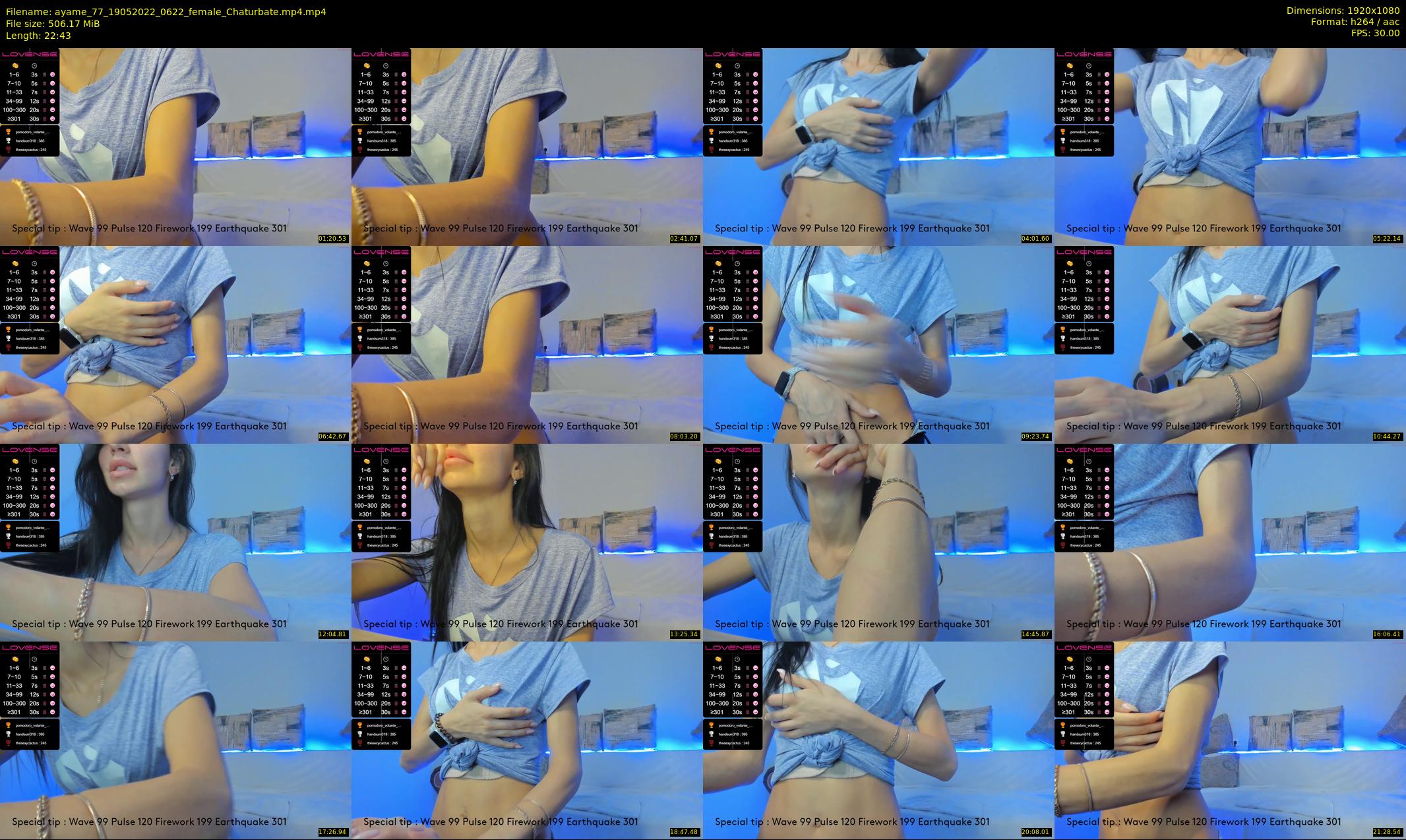 ayame_77 — 23 minute Chaturbate female cam show recording, 1080p, May 19, 2022