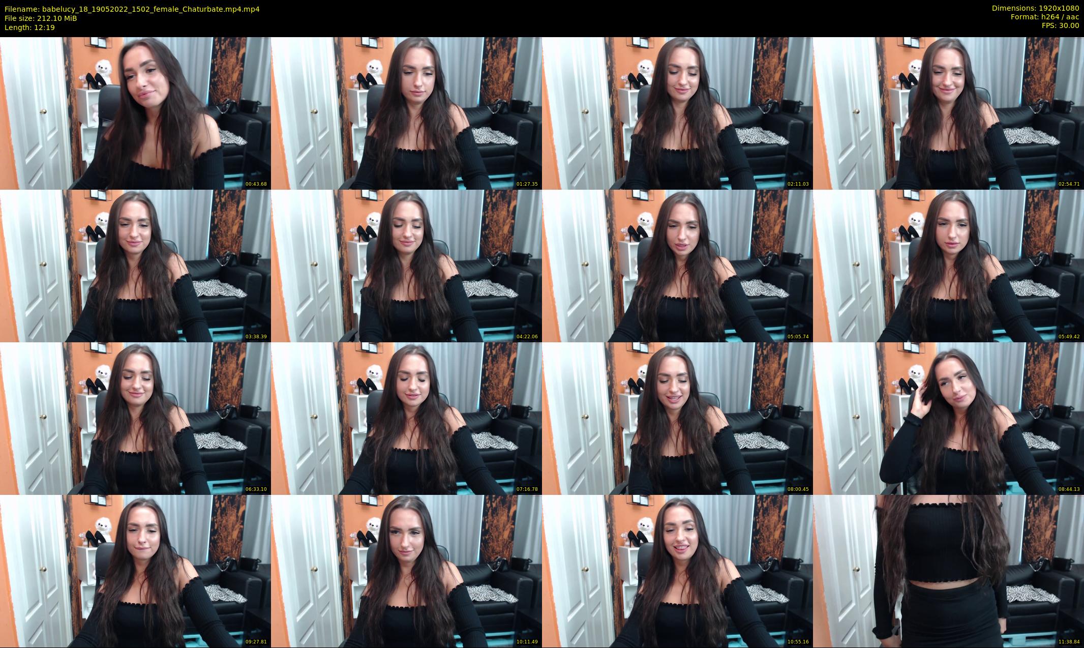 babelucy_18 — 13 minute Chaturbate female cam show recording, 1080p, May 19, 2022