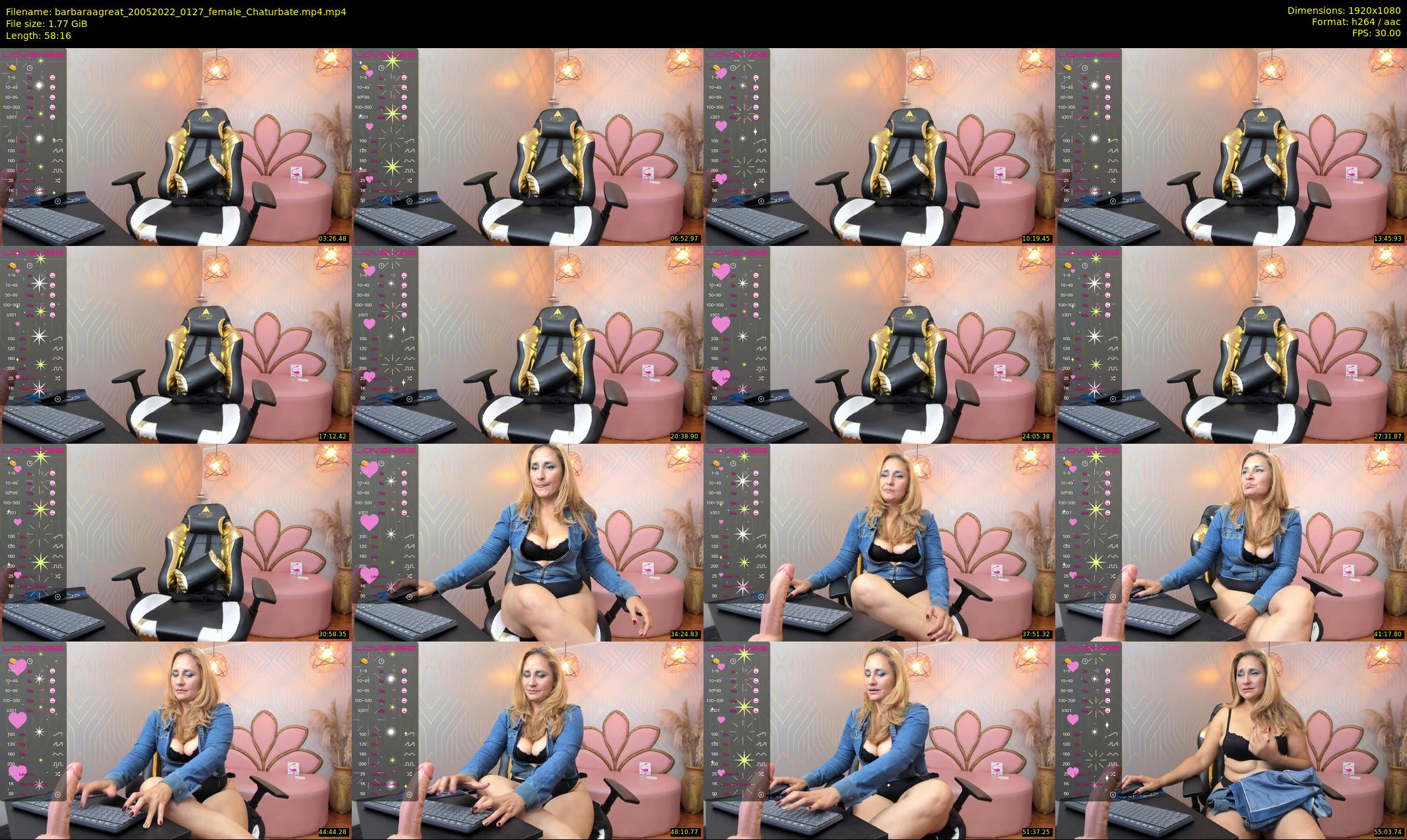 barbaraagreat — 59 minute Chaturbate female cam show recording, 1080p, May 20, 2022