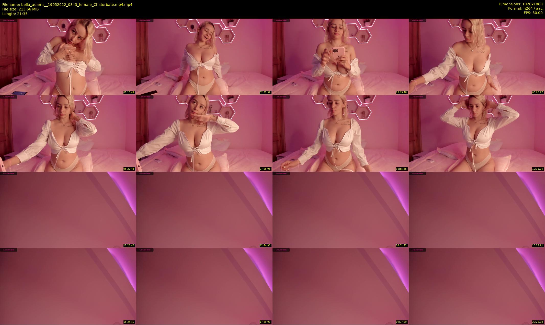 bella_adams_ — 22 minute Chaturbate female cam show recording, 1080p, May 19, 2022
