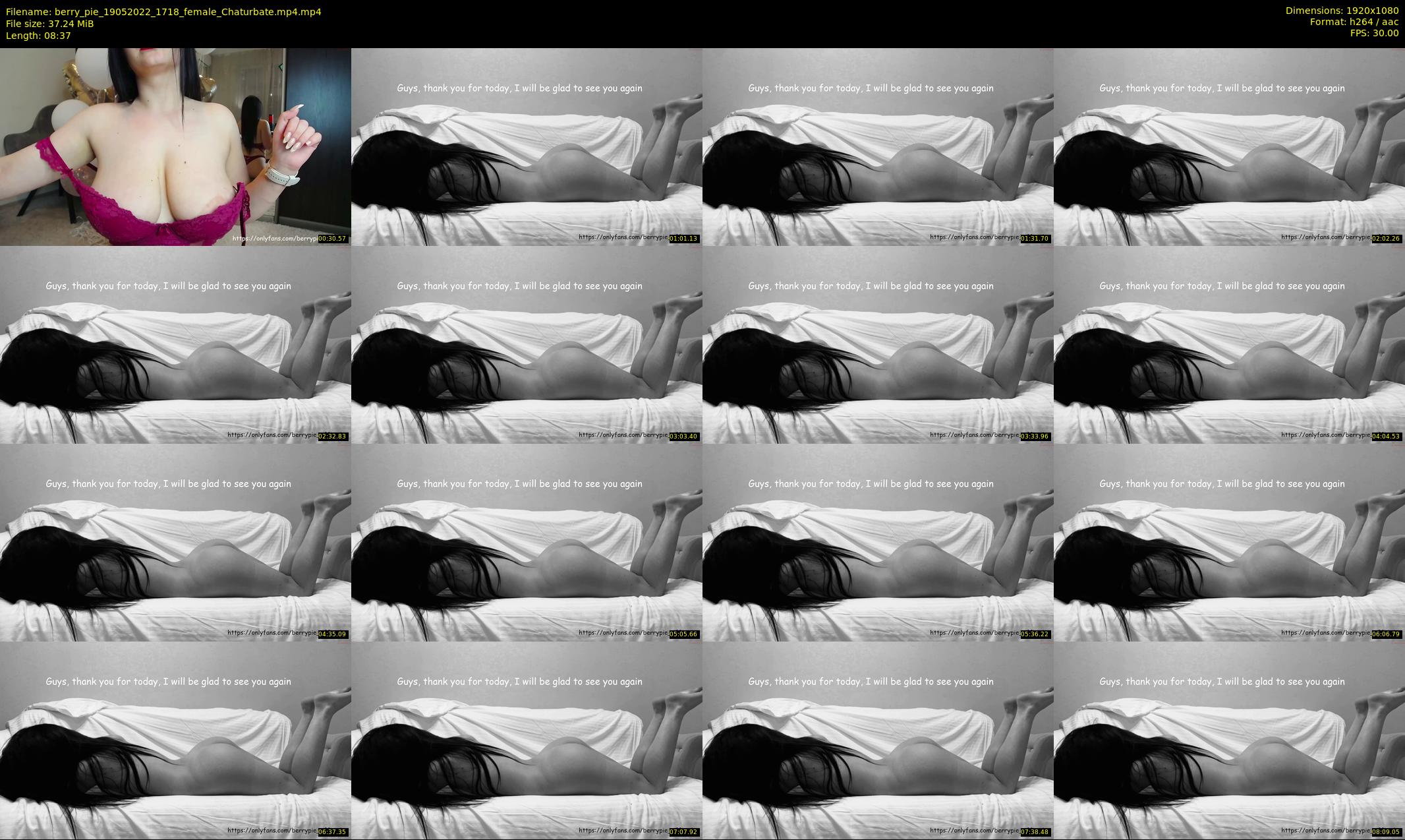 berry_pie — 9 minute Chaturbate female cam show recording, 1080p, May 19, 2022
