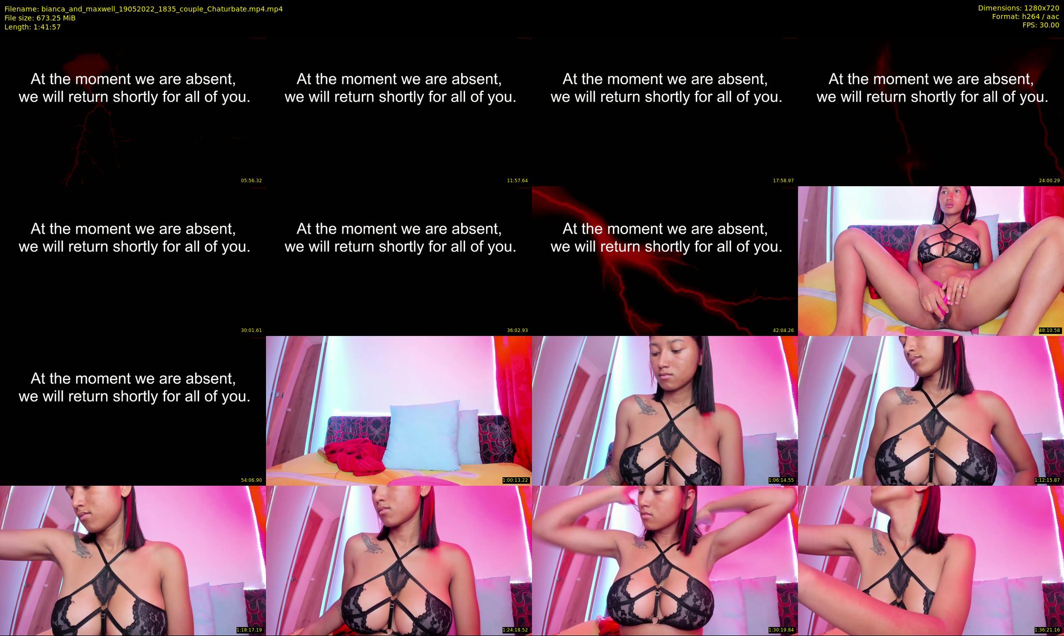 bianca_and_maxwell — 102 minute Chaturbate couple cam show recording, 720p, May 19, 2022