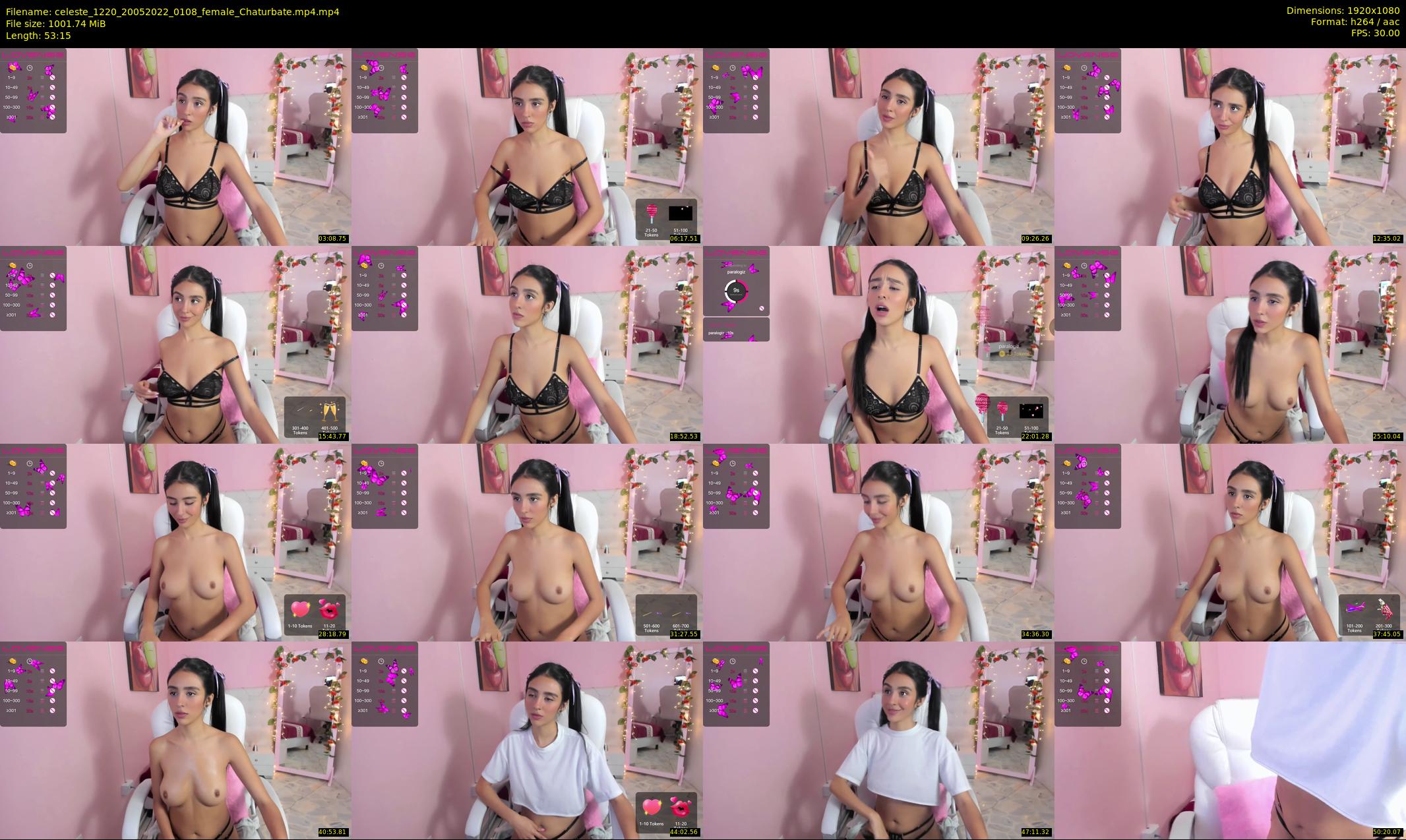 celeste_1220 — 54 minute Chaturbate female cam show recording, 1080p, May 20, 2022