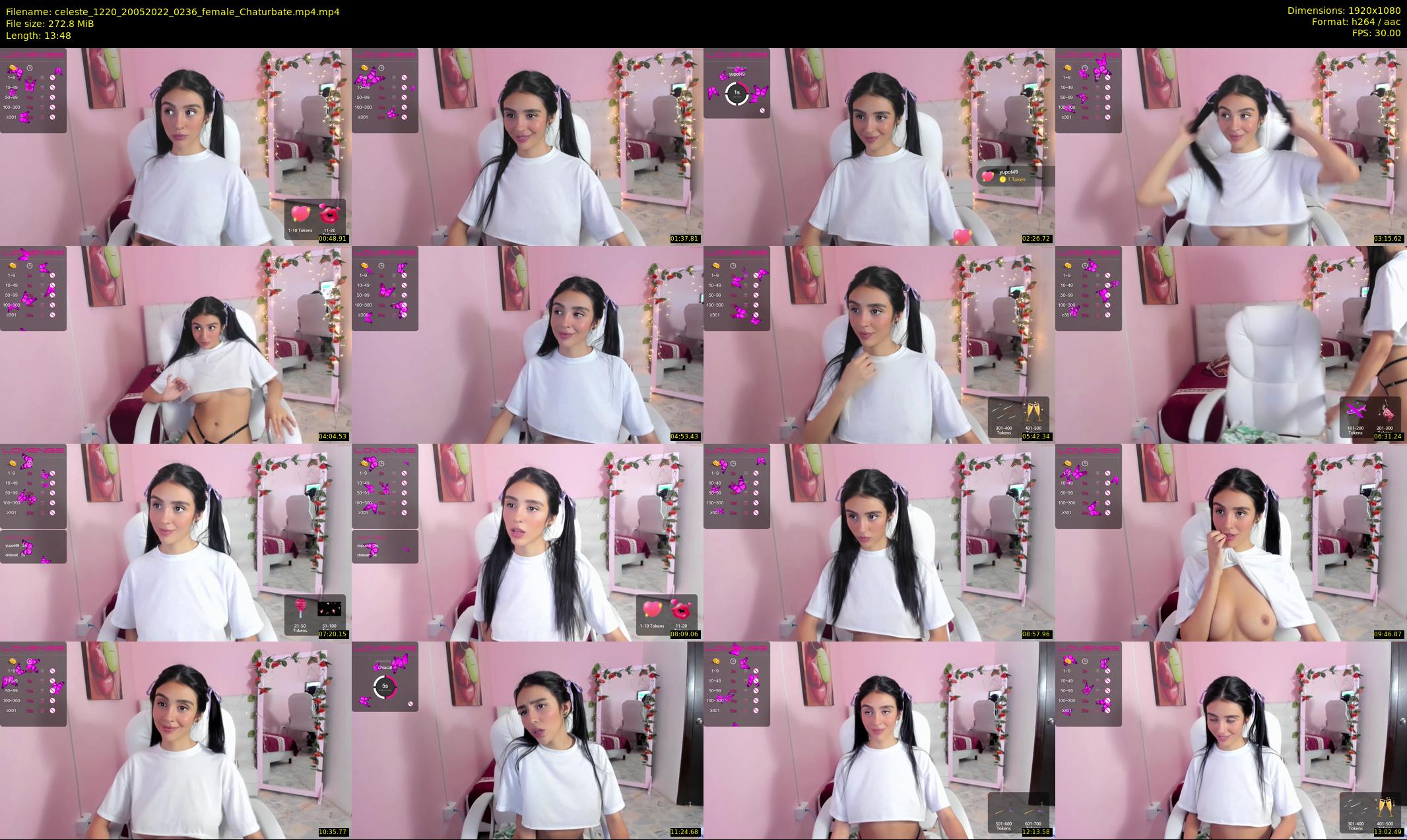 celeste_1220 — 14 minute Chaturbate female cam show recording, 1080p, May 20, 2022