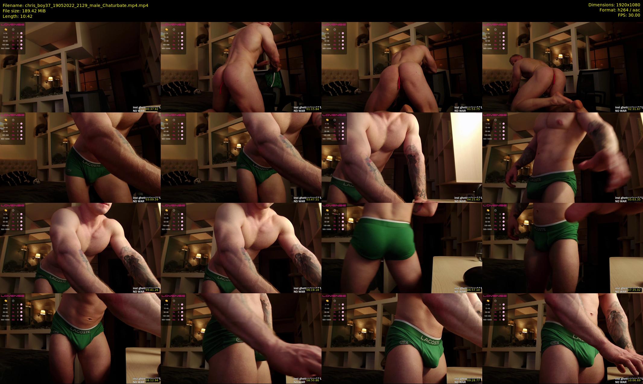chris_boy37 — 11 minute Chaturbate male cam show recording, 1080p, May 19, 2022