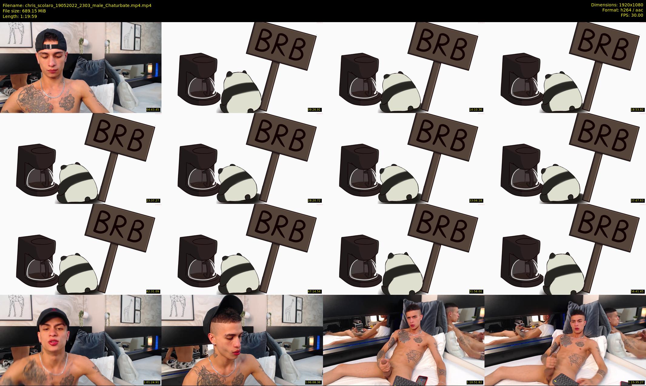 chris_scolaro — 80 minute Chaturbate male cam show recording, 1080p, May 19, 2022