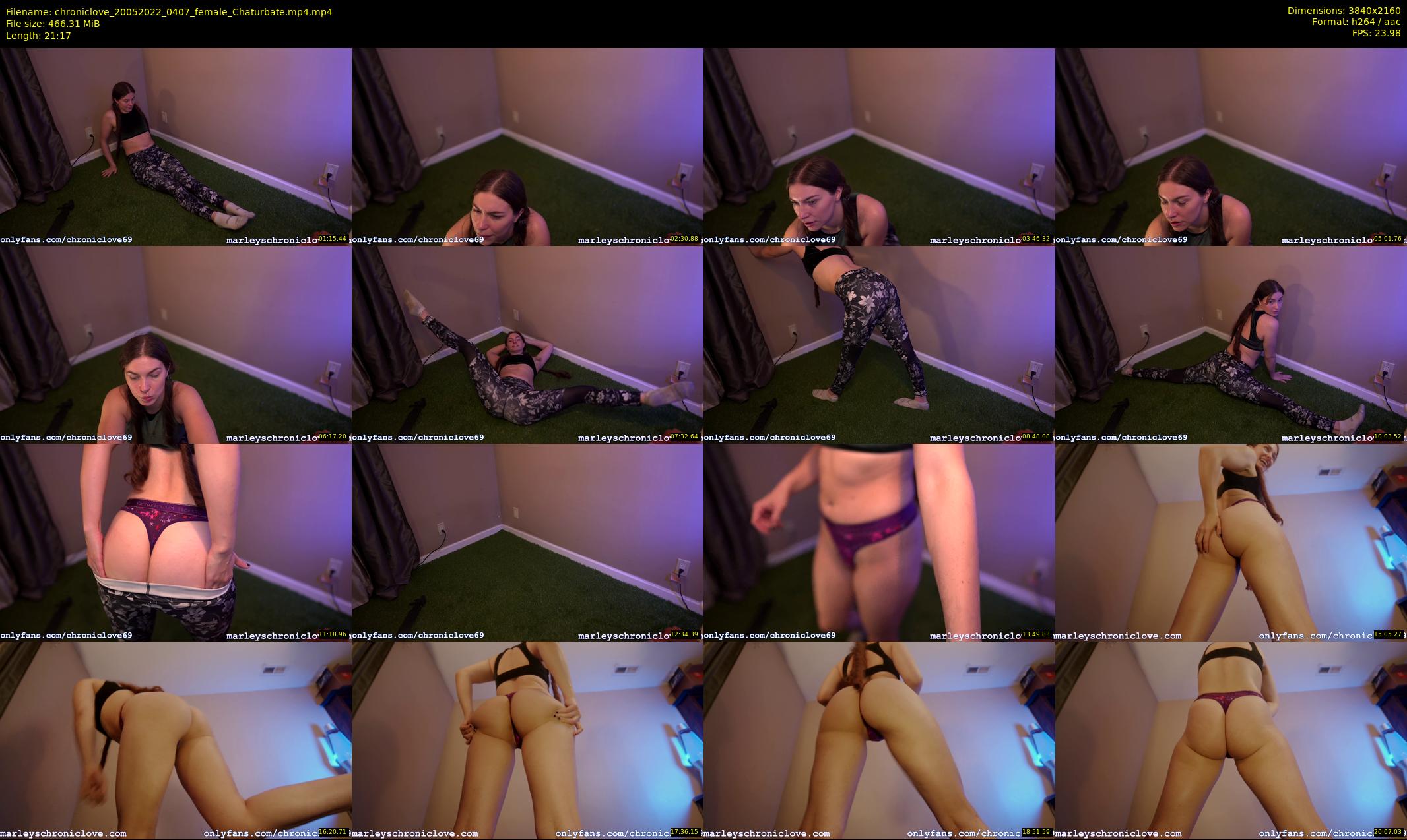 chroniclove — 22 minute Chaturbate female cam show recording, 4K, May 20, 2022