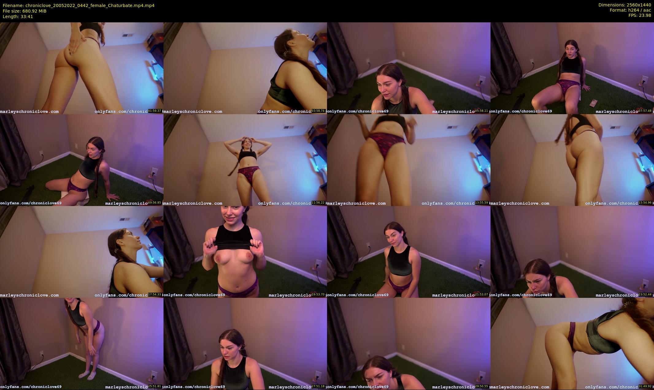 chroniclove — 34 minute Chaturbate female cam show recording, 1080p, May 20, 2022